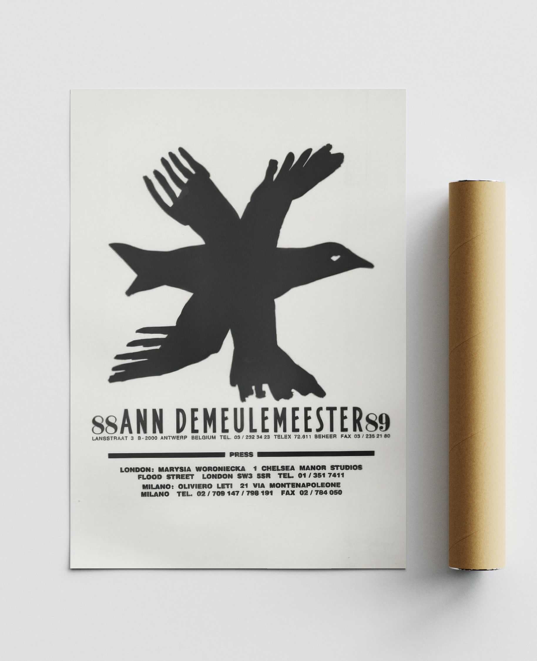 Ann Demeulemeester Ann Demeulemeester Poster Gift Vintage Book Magazine Size ONE SIZE - 2 Thumbnail
