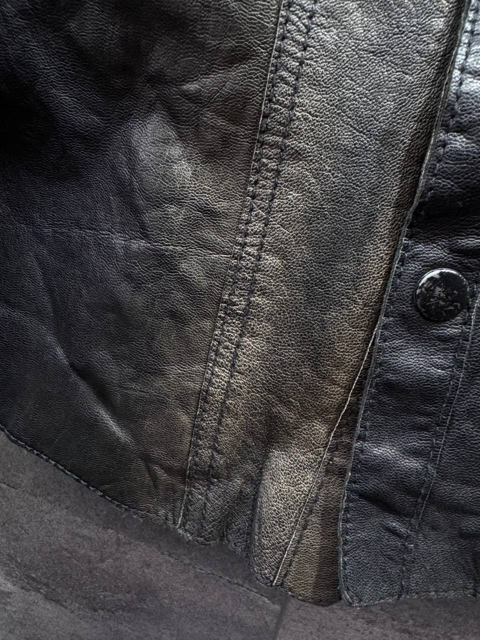 Allsaints Allsaints Postnoon Leather Button Up Shirt Jacket Size L Size US L / EU 52-54 / 3 - 9 Thumbnail