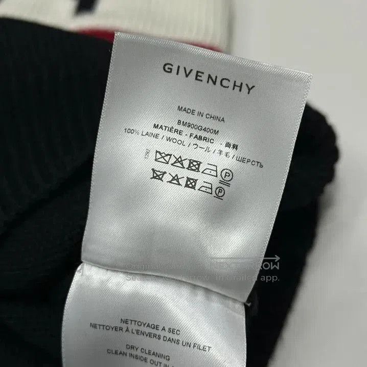 Givenchy Givenchy Men's Logo Intarsia Knit Sweater. Size US L / EU 52-54 / 3 - 2 Thumbnail