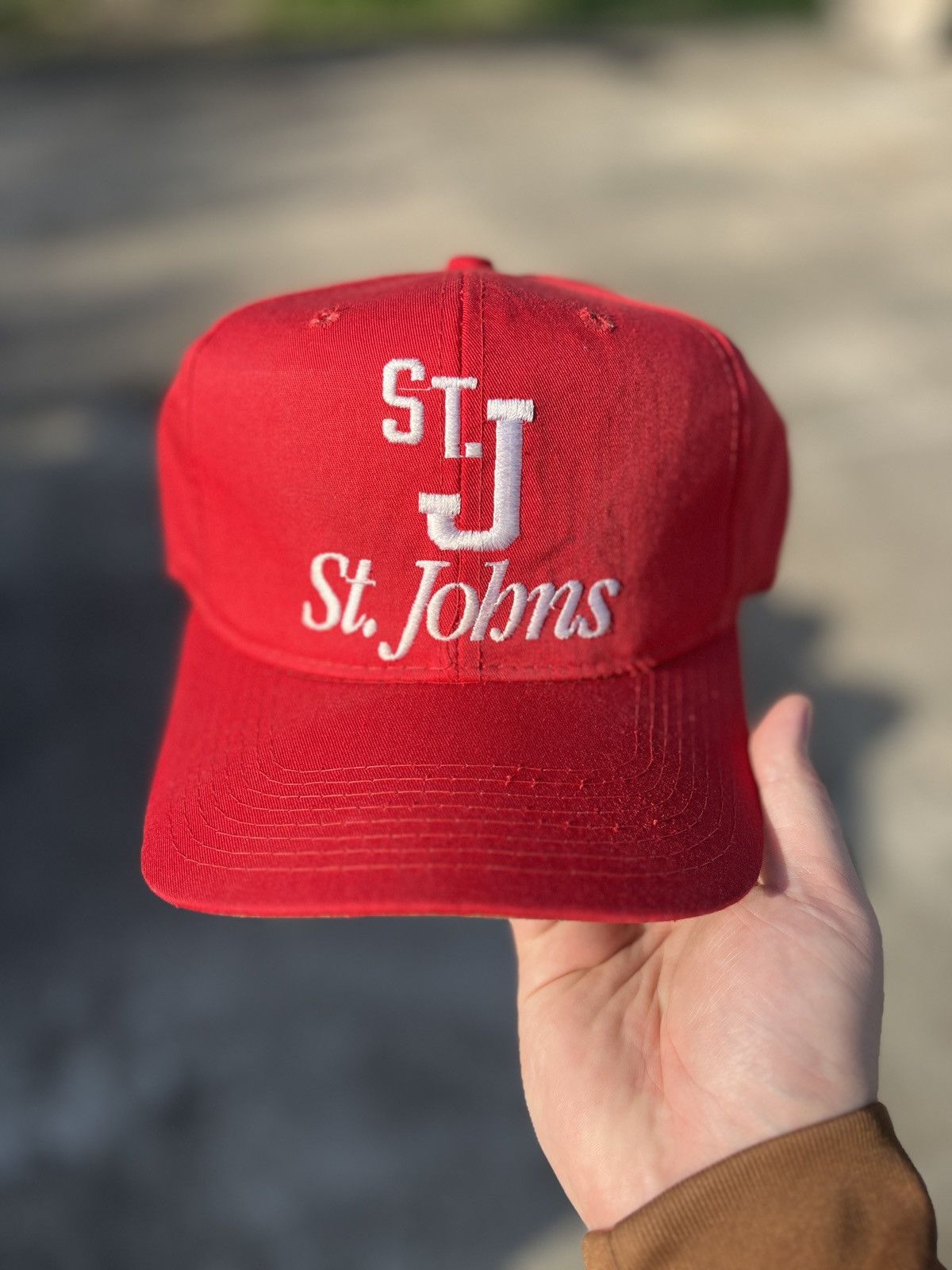 Sports Specialties Vintage 90’s St. Johns University NCAA SnapBack Hat Size ONE SIZE - 1 Thumbnail