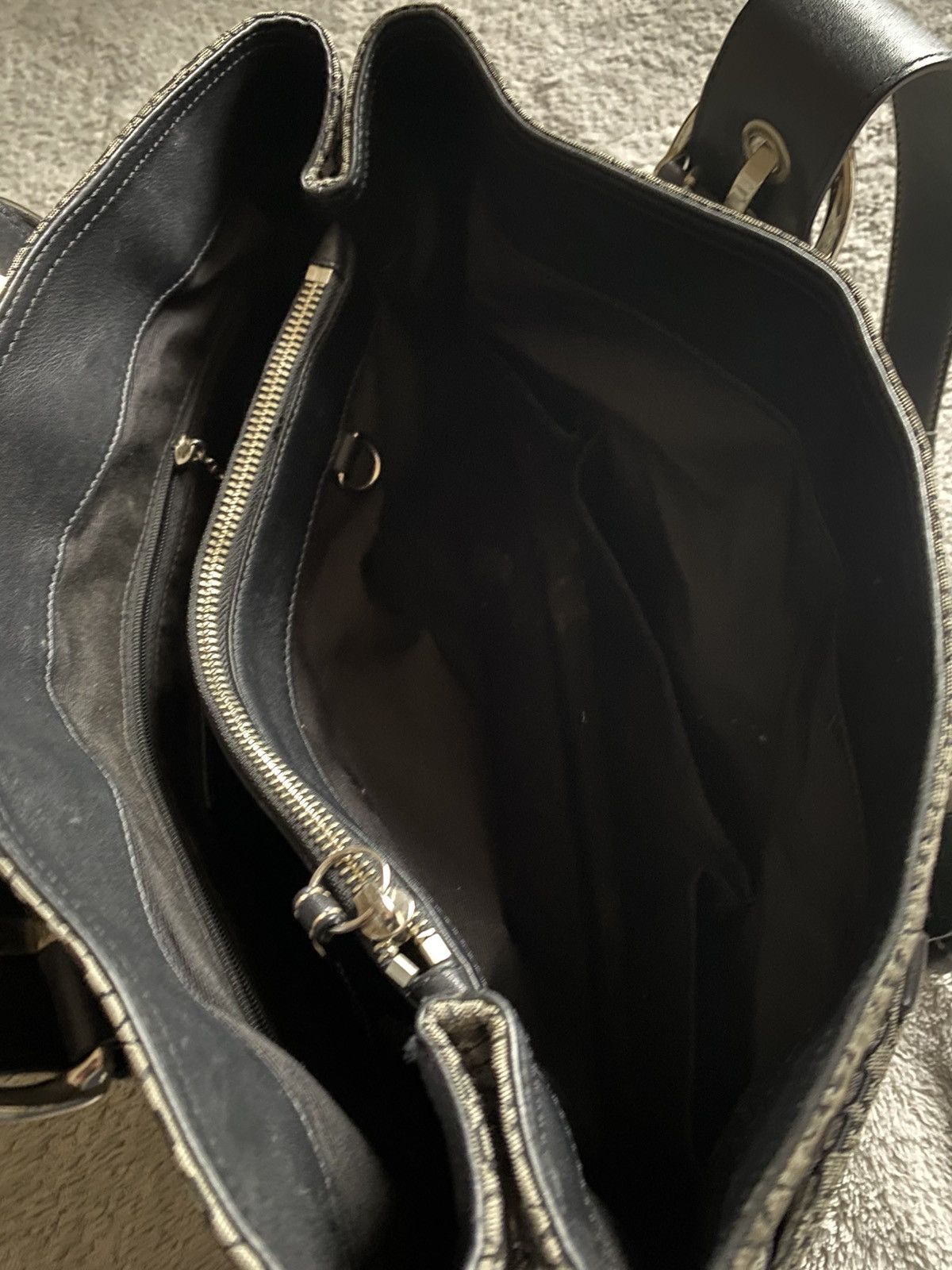 Coach Coach Monogram Grey Black Soho Bag Size ONE SIZE - 10 Thumbnail