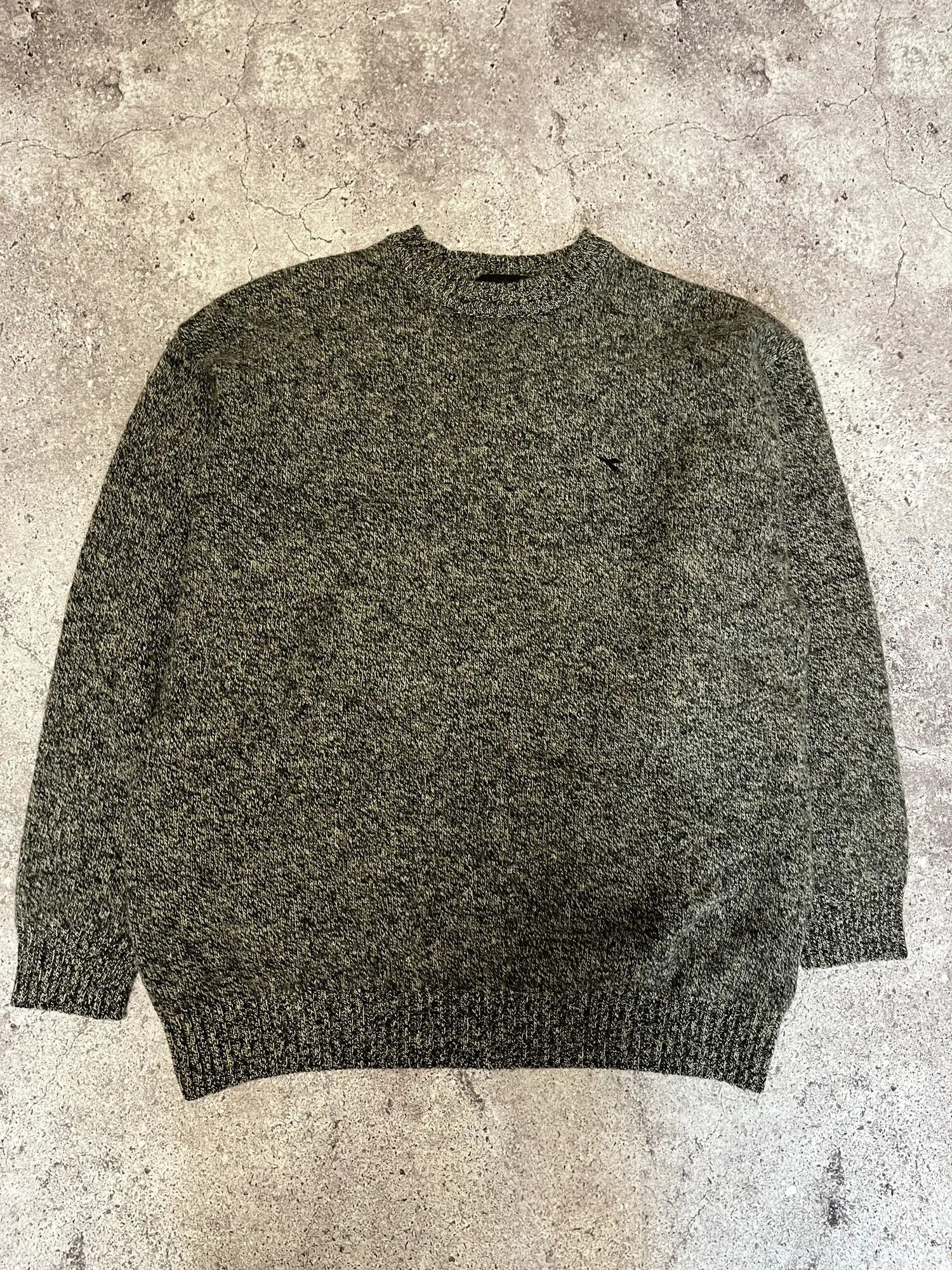 Diadora Vintage Diadora Wool Blend Knit Sweater Crew Neck Pullover Size US M / EU 48-50 / 2 - 1 Thumbnail