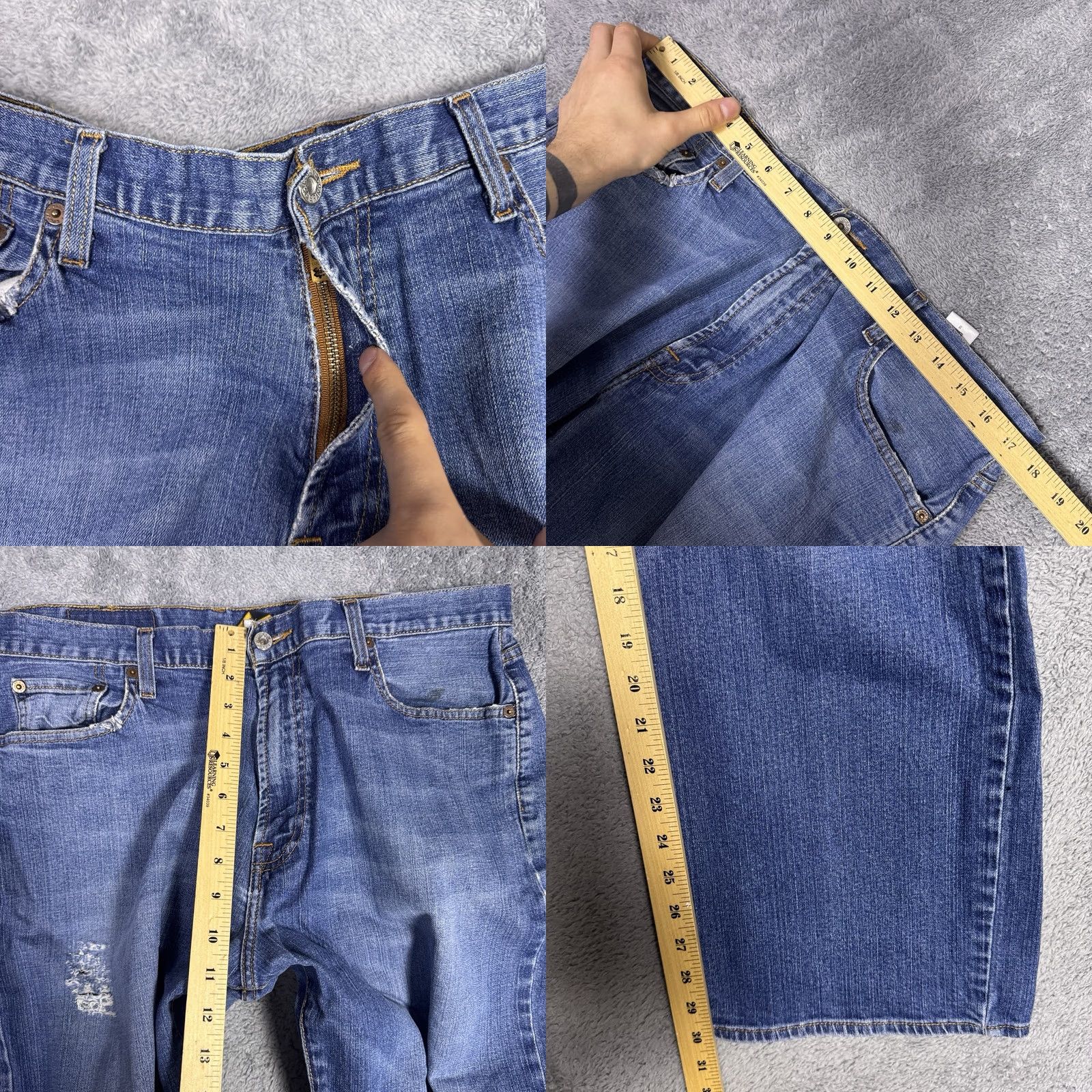 Lucky Brand Lucky Brand Jeans Mens 34x30 OI Classic Fit Distressed Denim Vintage VTG Western Streetwear 90s 2000s Size US 34 / EU 50 - 8 Thumbnail