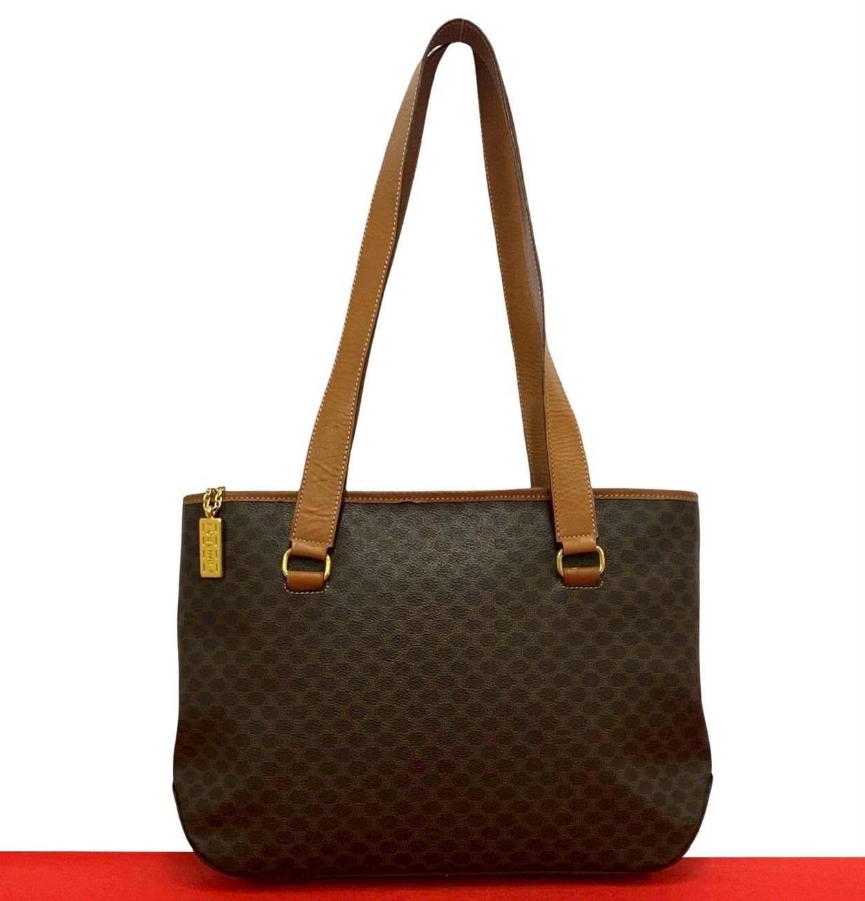Celine Celine CELINE Macadam Leather Tote Bag Leather Tote Bag DUTY FREE for USA Size ONE SIZE - 1 Thumbnail