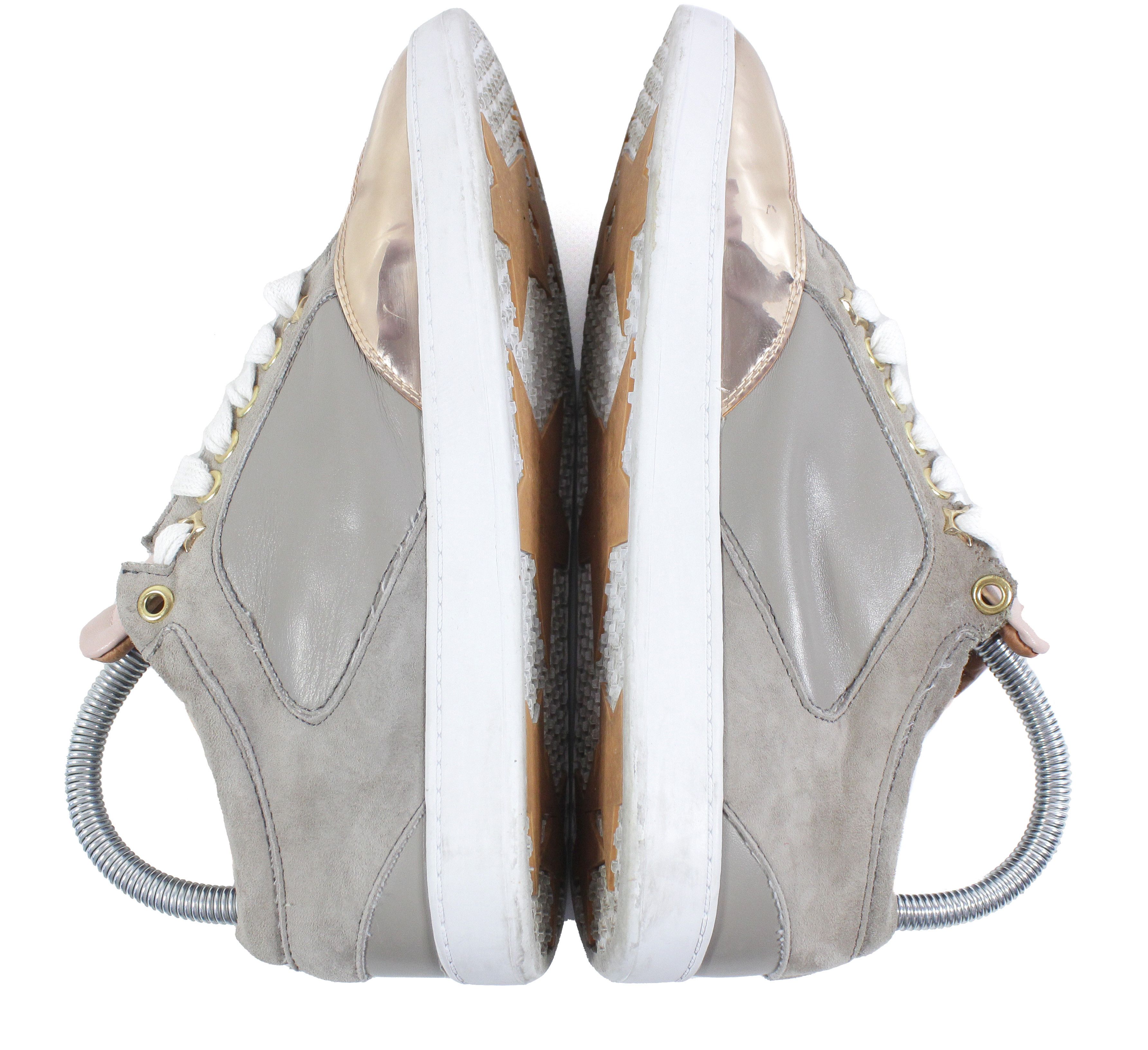 Jimmy Choo 00S Suede Patent Leather Sneakers Vintage Size US 10 / IT 40 - 6 Thumbnail