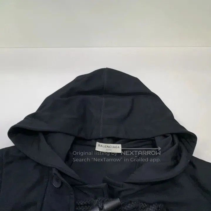 Balenciaga Balenciaga Hooded Black Jacket for Men. Size US L / EU 52-54 / 3 - 6 Thumbnail