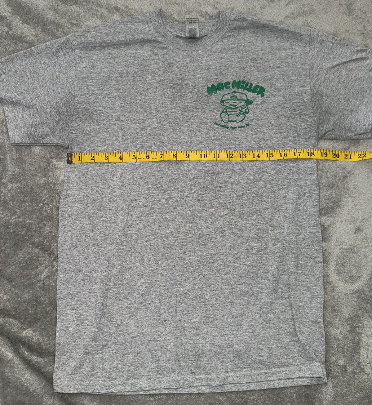 Gildan × Vintage Vintage Mac Miller Incredibly Dope Since 92 Gray Graphic Size US M / EU 48-50 / 2 - 5 Thumbnail