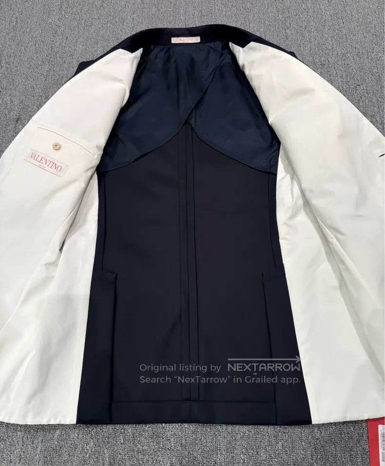 Valentino Valentino Long-sleeved lapel suit Size 50S - 5 Thumbnail