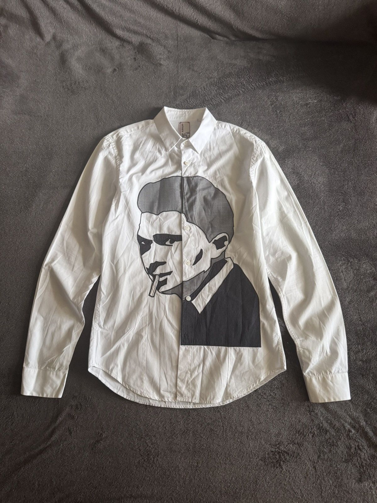 Antonio Marras Antonio Marras shirt face smoke print RARE Size US XS / EU 42 / 0 - 1 Thumbnail