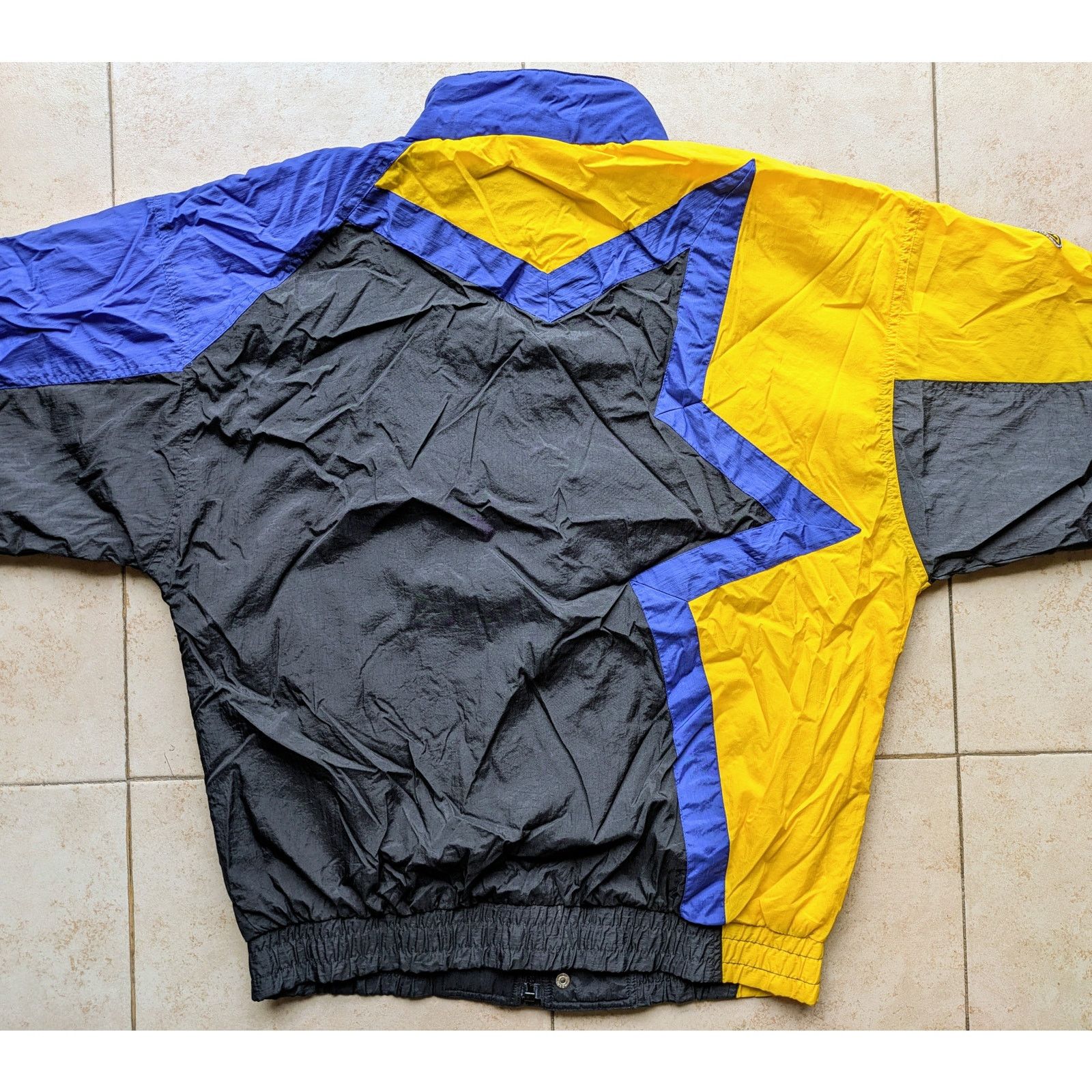 Apex × NBA Golden State Warriors 90s APEX jacket STAR blk gold NBA vtg Size US M / EU 48-50 / 2 - 4 Thumbnail