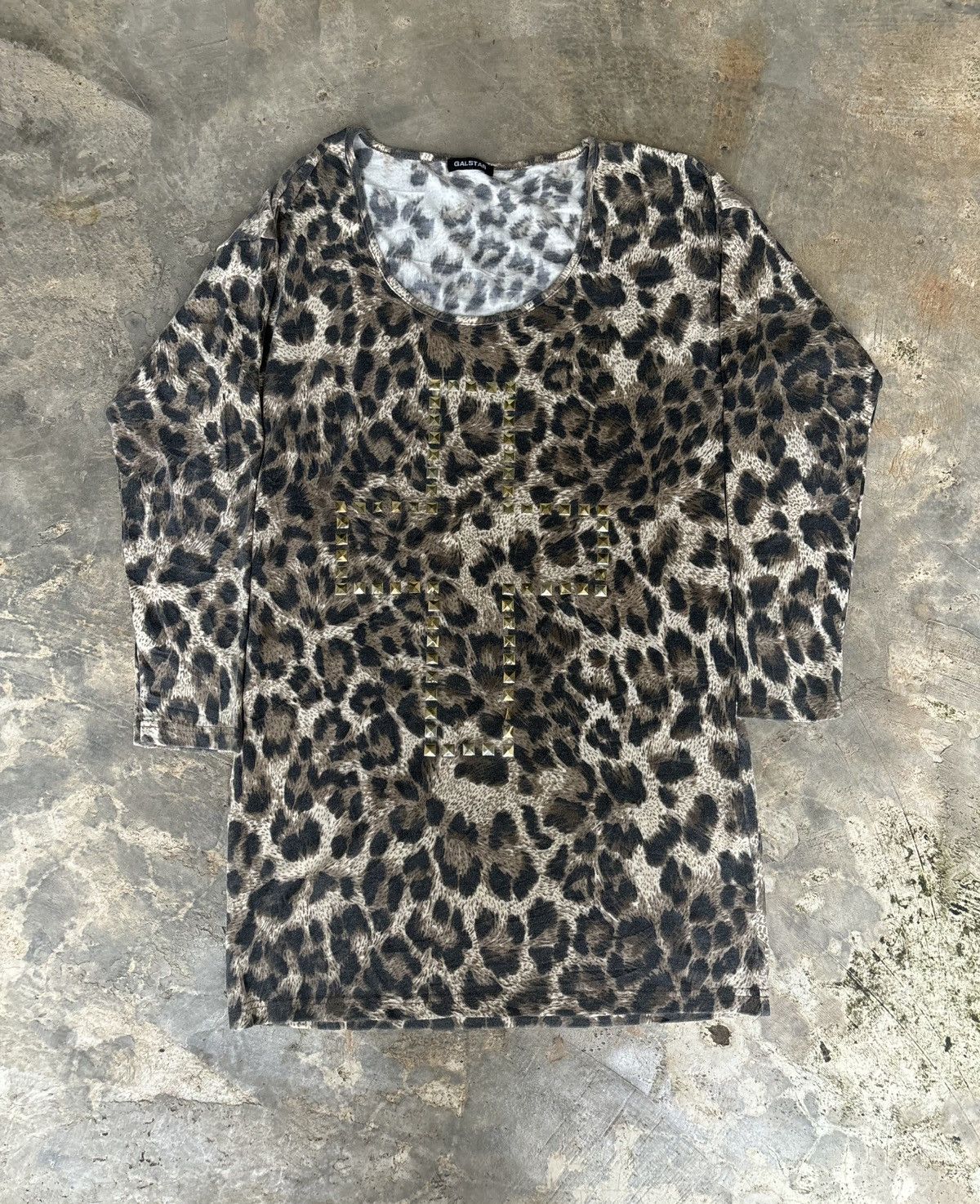 If Six Was Nine × Japanese Brand × Le Grande Bleu (L.G.B.) Y2k Galstar Leopard Ifsixwasnine Lgb Punk Style Longsleeve Size ONE SIZE - 1 Thumbnail