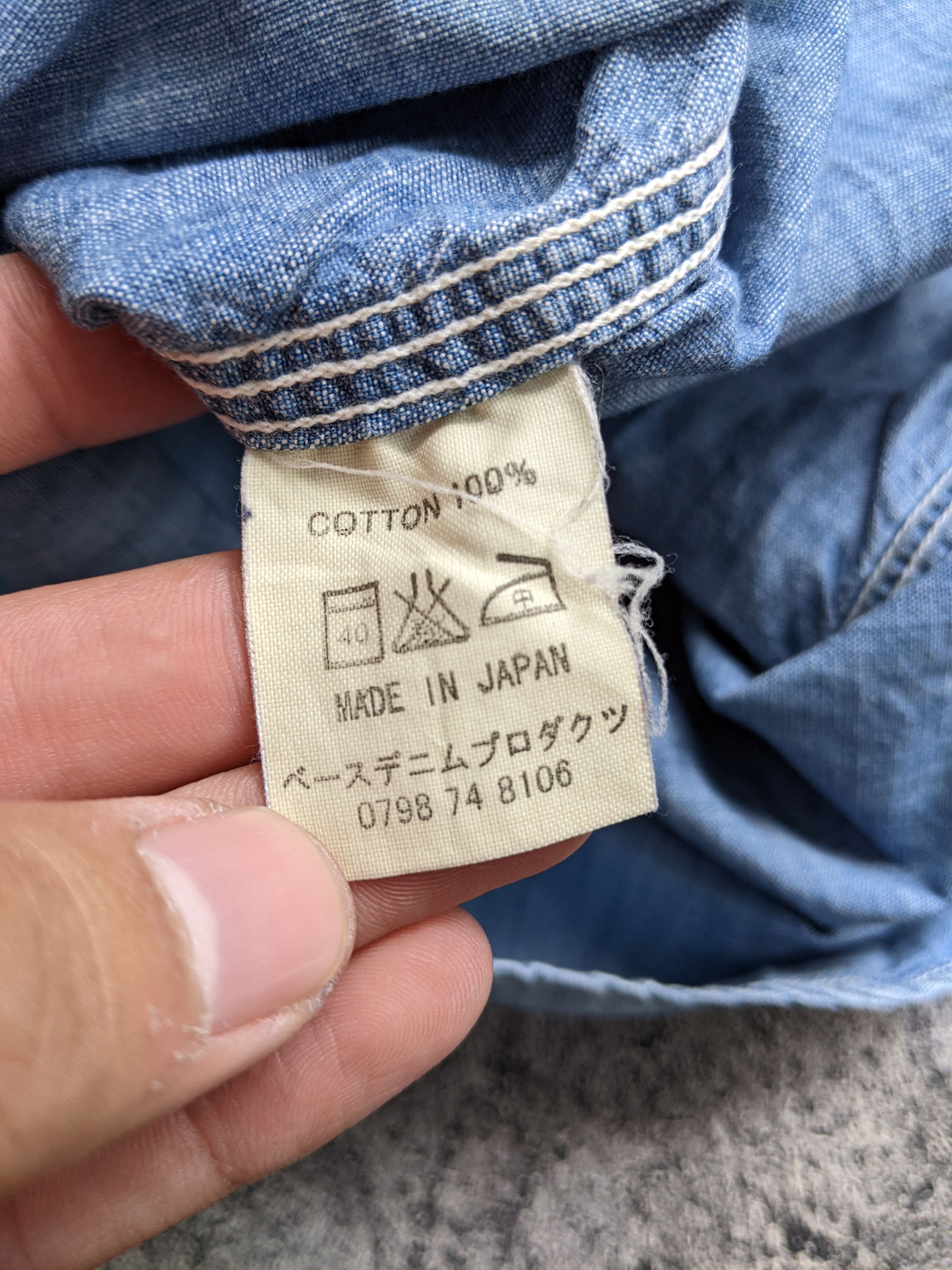 Orslow Orslow Chambray Shirt Size US S / EU 44-46 / 1 - 8 Thumbnail