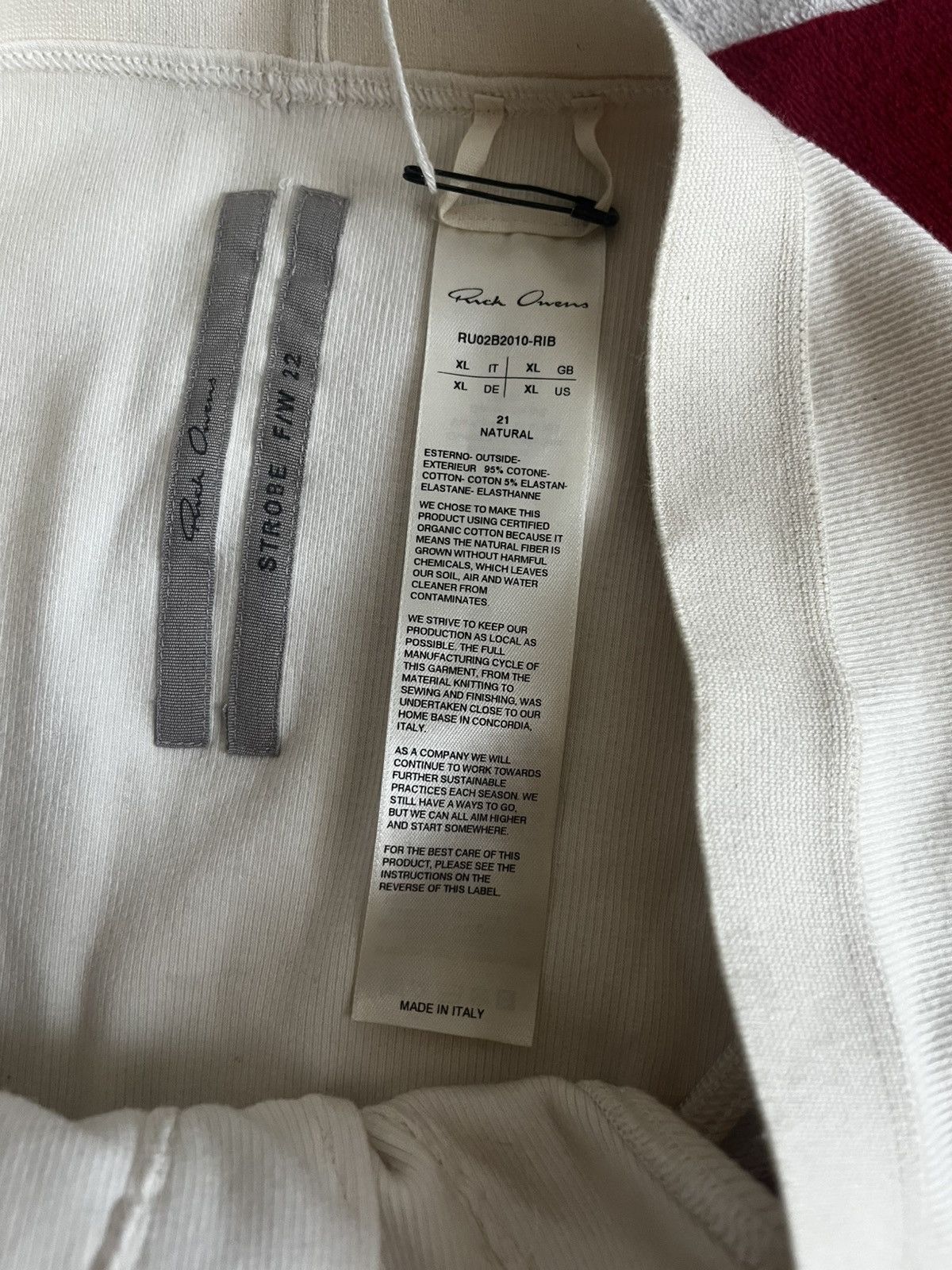 Rick Owens Rick Owens Rib Briefs Natural Made in Italy Underwear RO Size US 32 / EU 48 - 11 Thumbnail