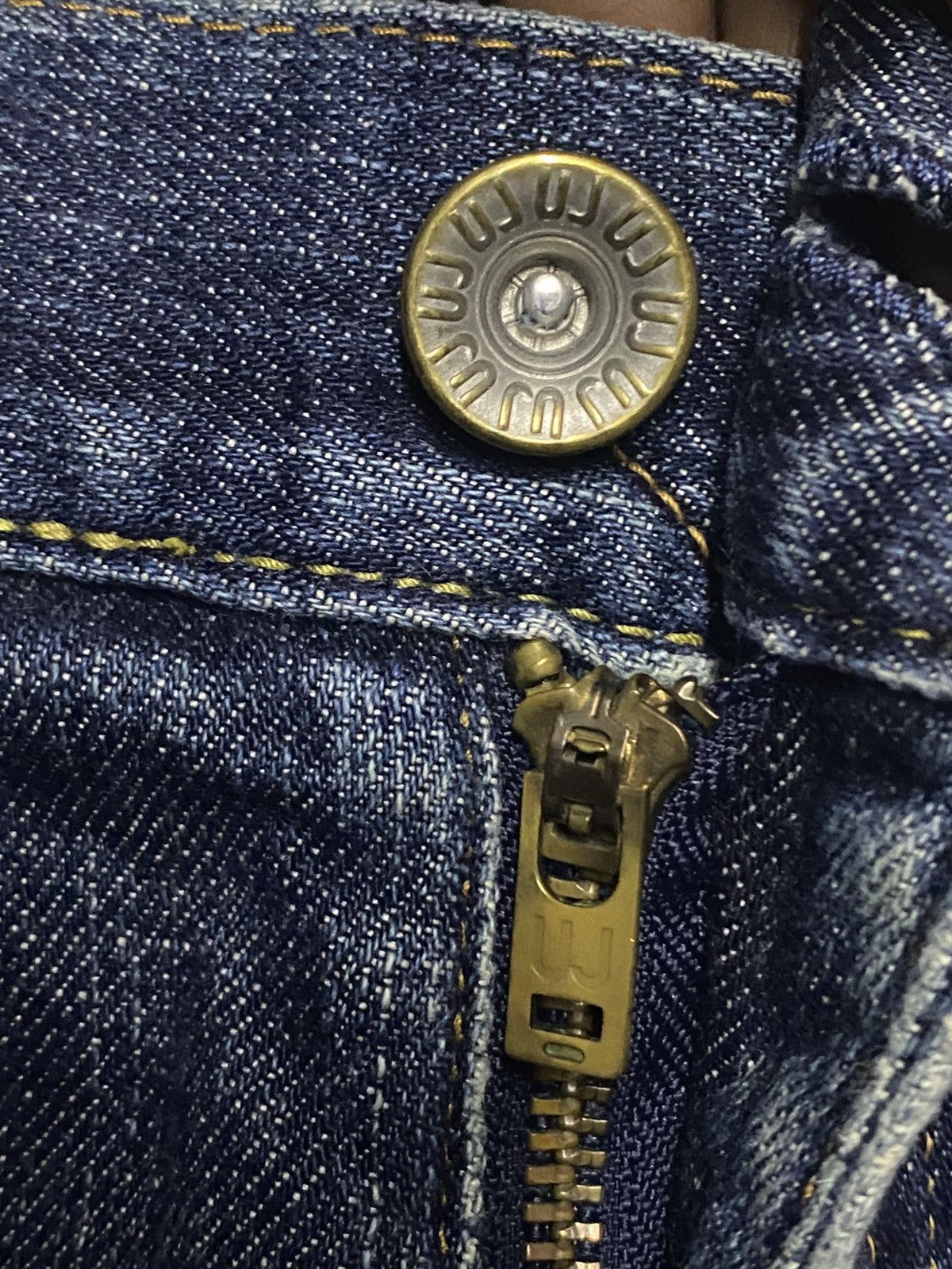 Undercover × Uniqlo Vintage Uniqlo S001 Selvedge Faded Wash Distressed Slim Jean Size US 32 / EU 48 - 10 Thumbnail