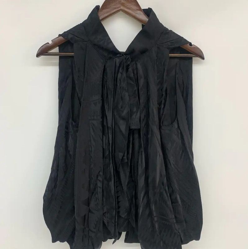 Balmain Balmain Black Sleeveless T-Shirt, Size S 0089 Size S / US 4 / IT 40 - 1 Thumbnail