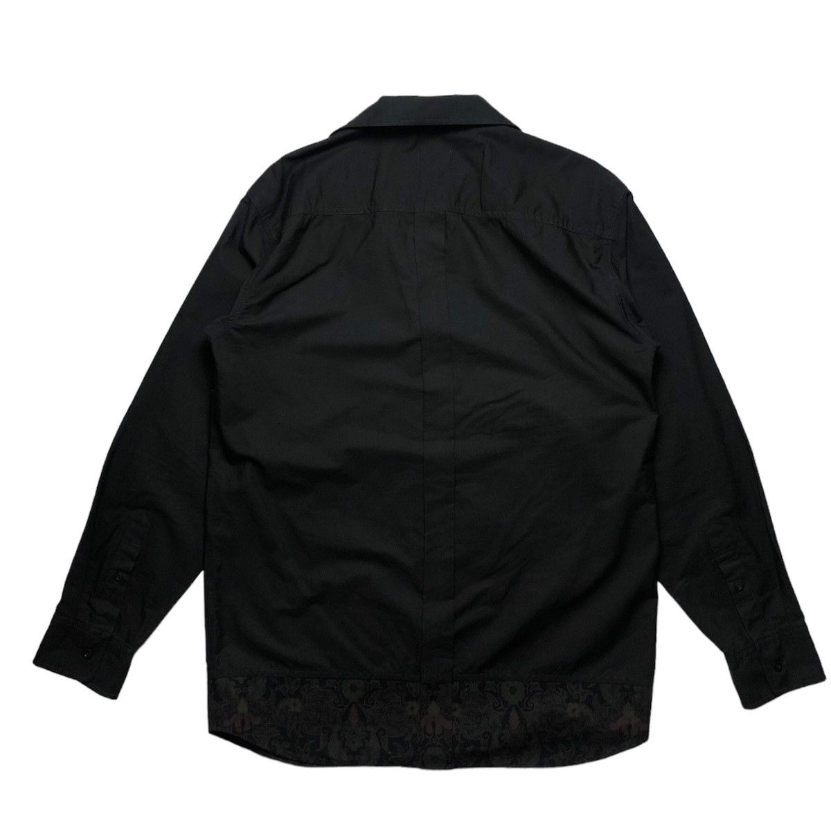 Final Home × Issey Miyake Final Home floral/paisley black shirt 