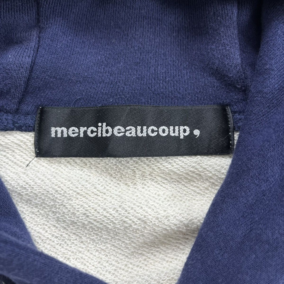 mercibeaucoup Vintage Mercibeaucoup Issey Miyake Panda Ear Varsity Hooded Size US L / EU 52-54 / 3 - 4 Thumbnail