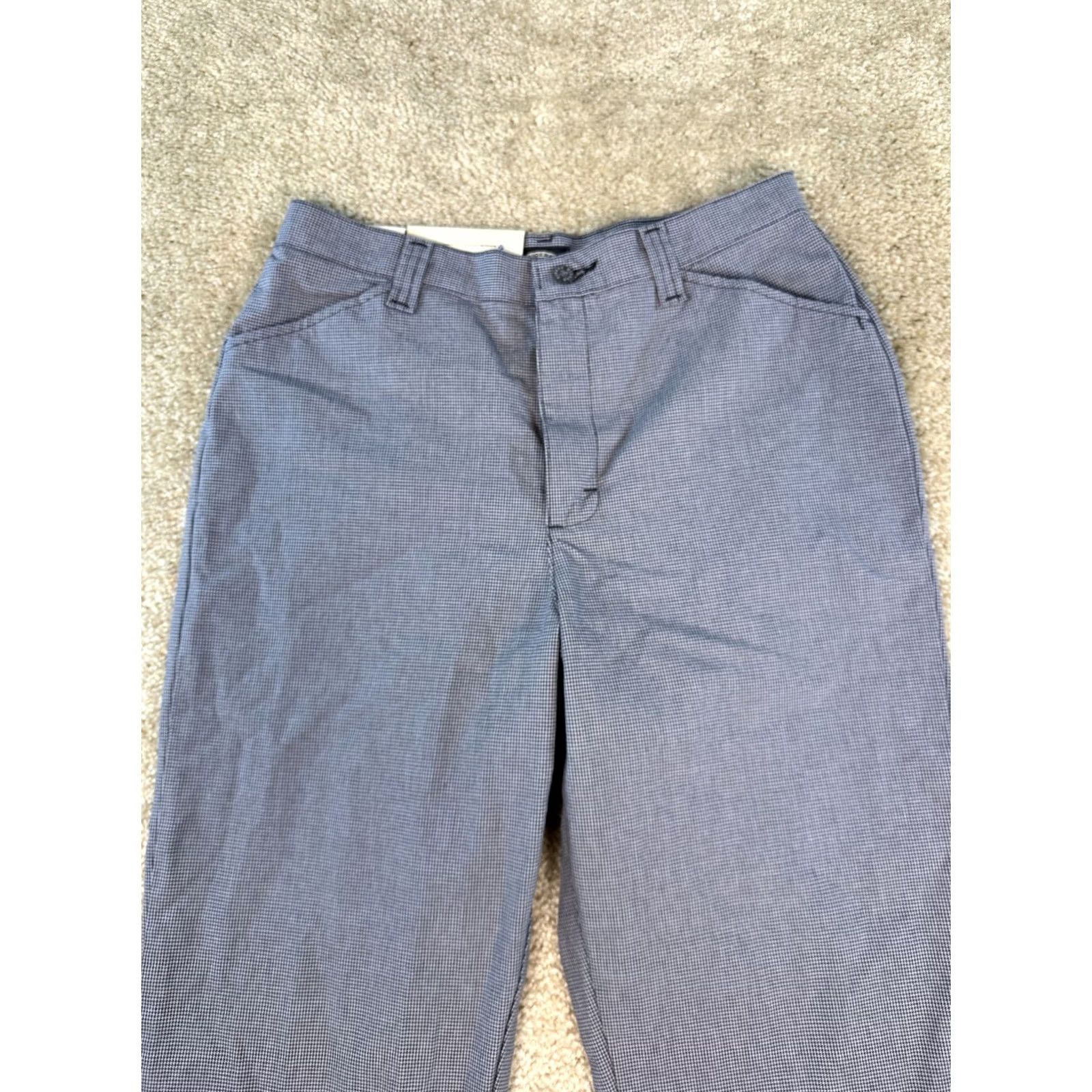 Vintage Riders Pants Black Houndstooth Womens Straight Leg Size 10P Casual Size 32" / US 10 / IT 46 - 2 Thumbnail