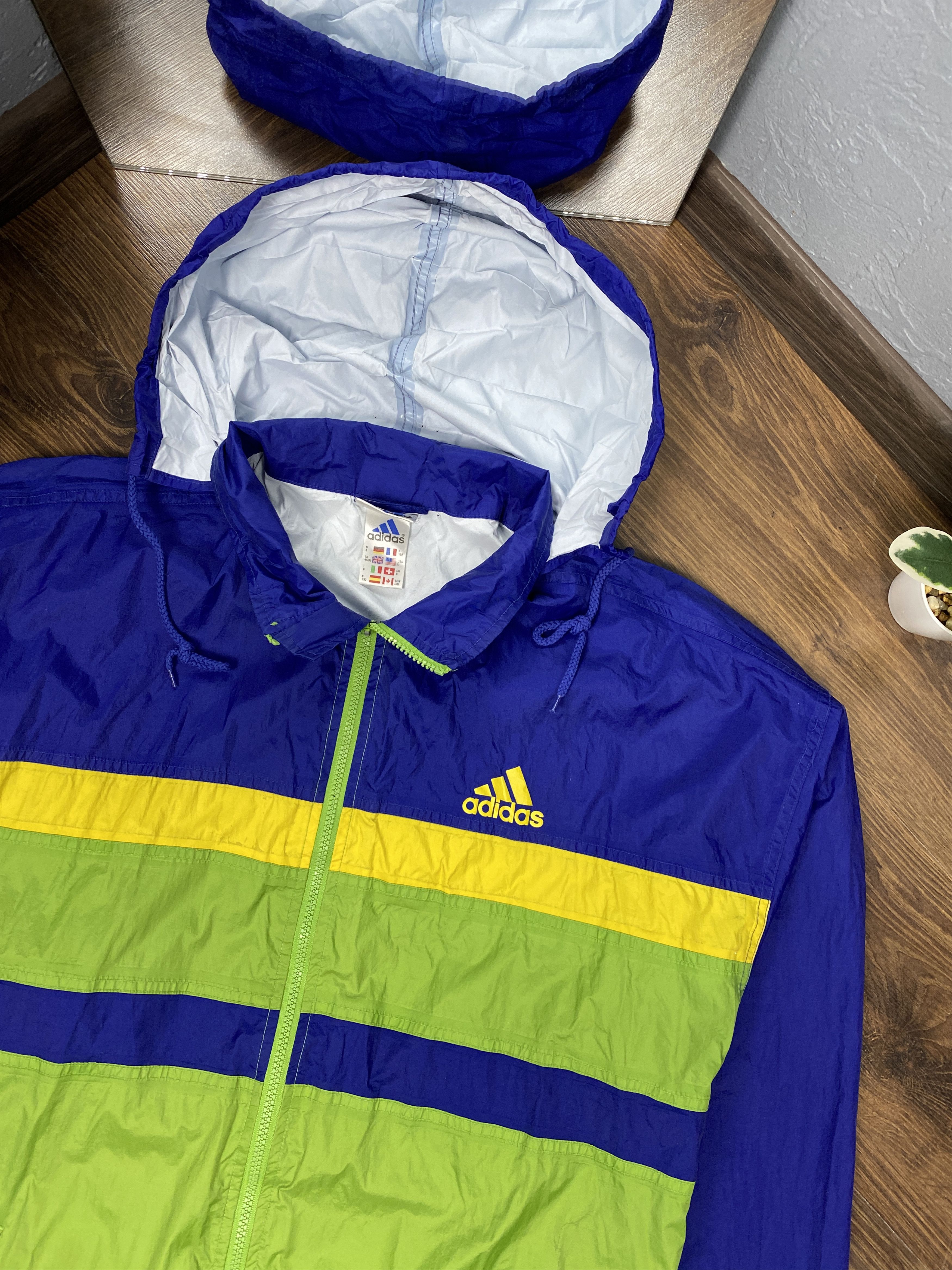 Adidas × Vintage Adidas vintage nylon jacket Size US L / EU 52-54 / 3 - 2 Thumbnail