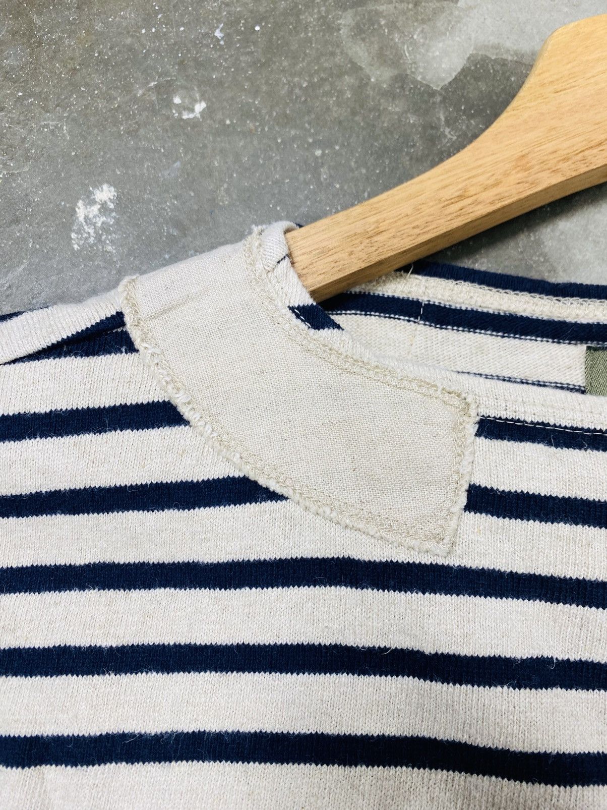 Nigel Cabourn Vintage Nigel Carbourn Stripe Tee Size US M / EU 48-50 / 2 - 6 Thumbnail