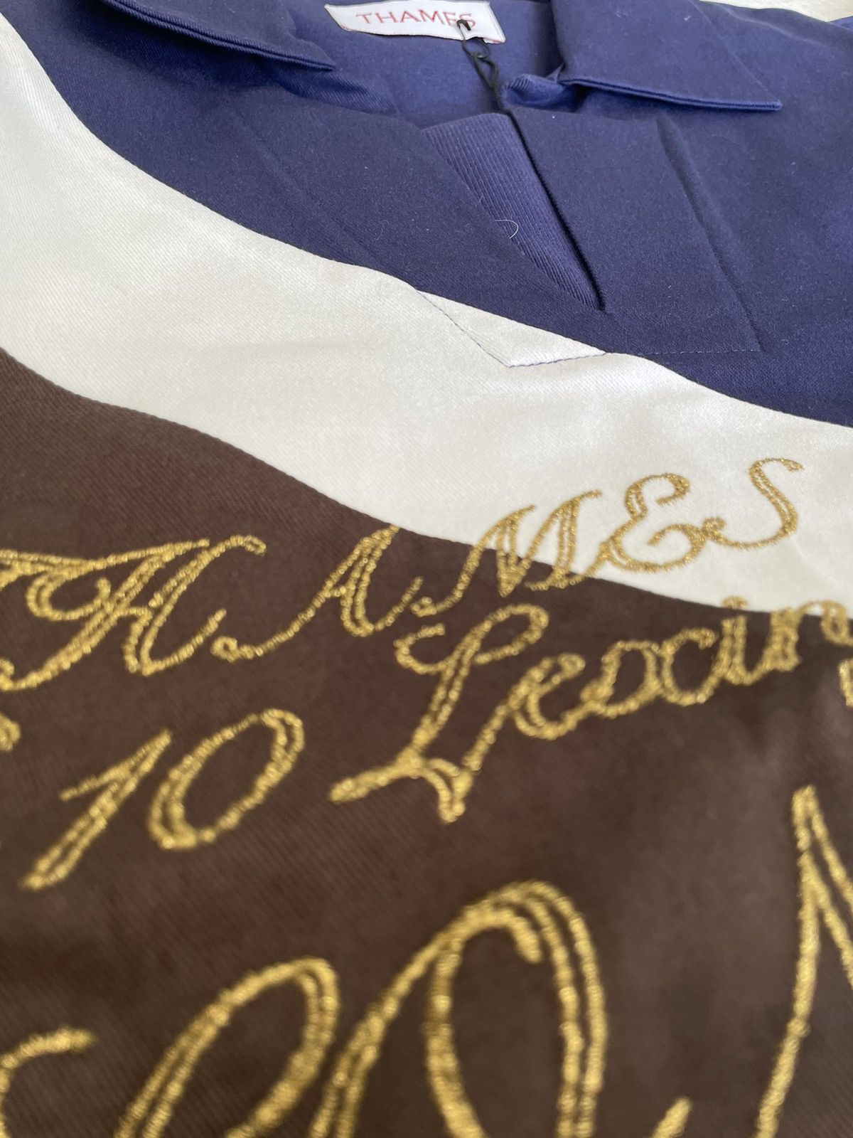 Thames × Thames MMXX. THAMES MMXX - EMBROIDERED FIELD SHIRT Size US L / EU 52-54 / 3 - 6 Thumbnail