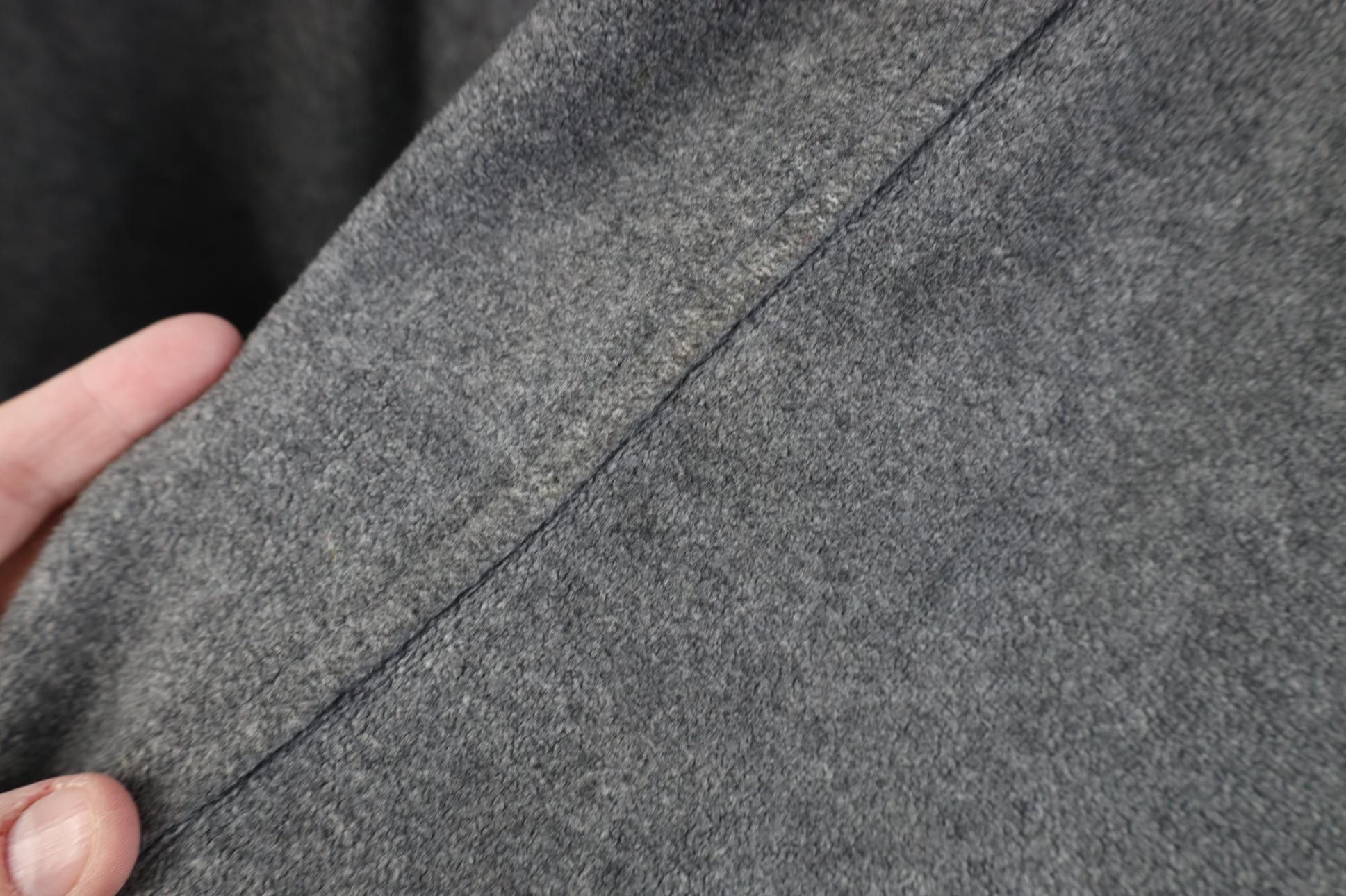 Vintage Vintage 90s Streetwear Baggy Fleece Button Shirt Jacket Gray Size US XL / EU 56 / 4 - 14 Thumbnail