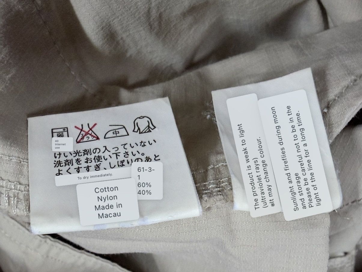 Polo Ralph Lauren Vtg🔥Polo Ralph Lauren Poplin Cargo Beige Pants Size US 29 - 20 Thumbnail