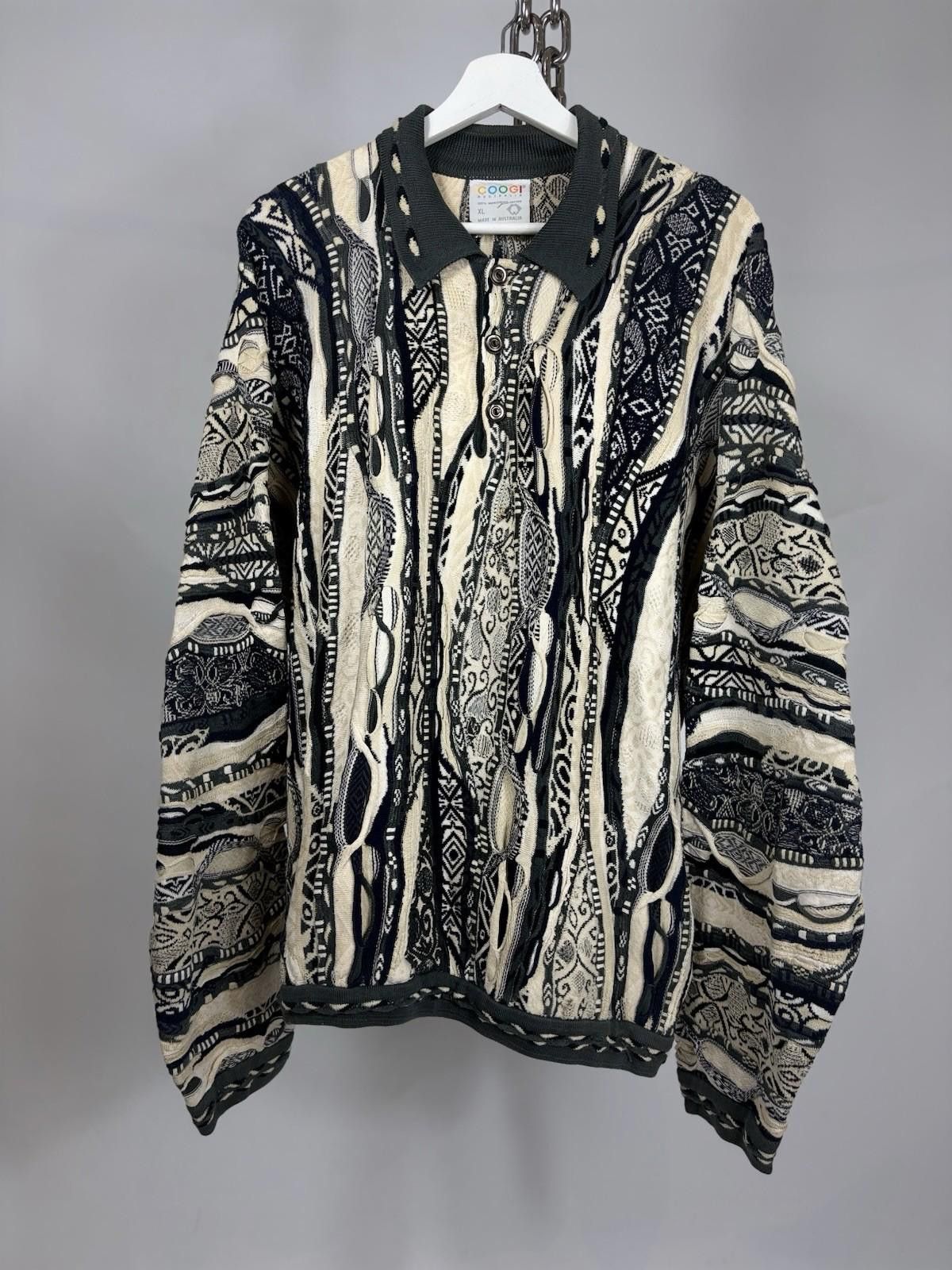 Coogi Vintage Coogi Australia 3D Crazy Pullover Knit Jumper Size US XL / EU 56 / 4 - 1 Thumbnail