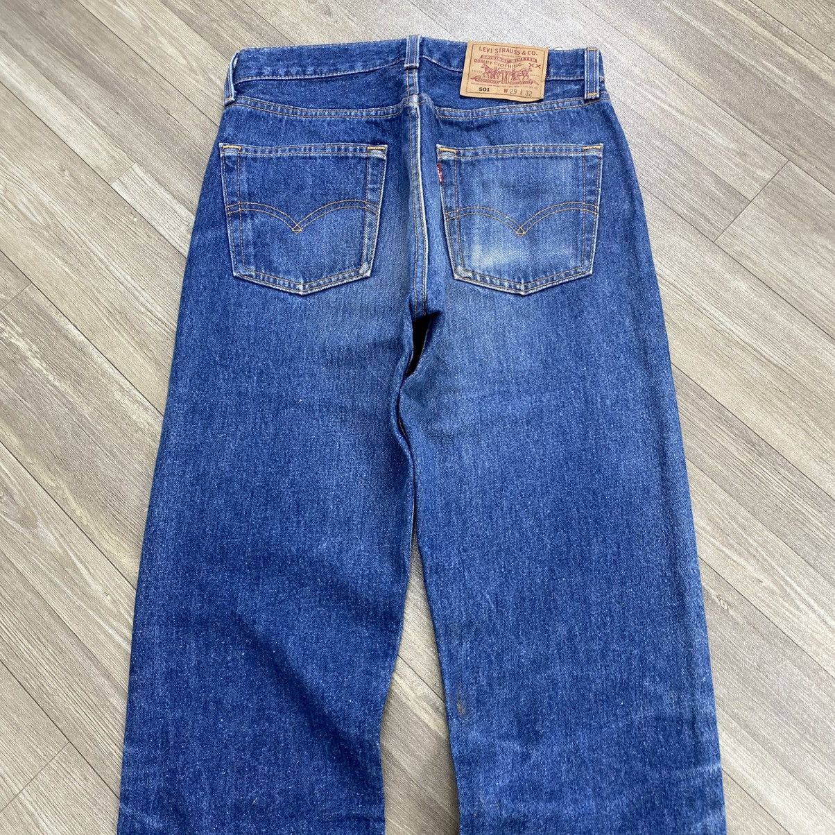 Levi's Vintage Clothing 🇺🇸1990s Vintage Levis 501 29x32 Straight Leg Faded Jeans Size US 29 - 17 Thumbnail