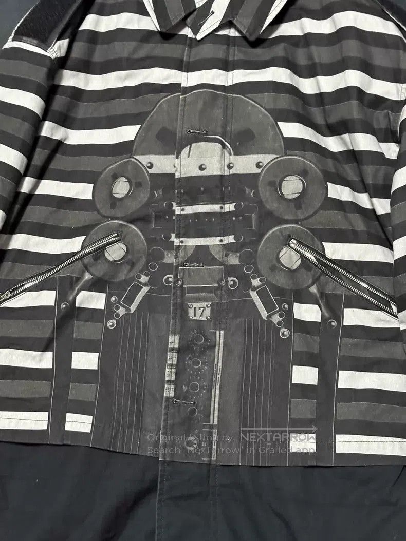 Givenchy Givenchy Circuit Pattern Print Fake Two-Piece Jacket Size US M / EU 48-50 / 2 - 2 Thumbnail