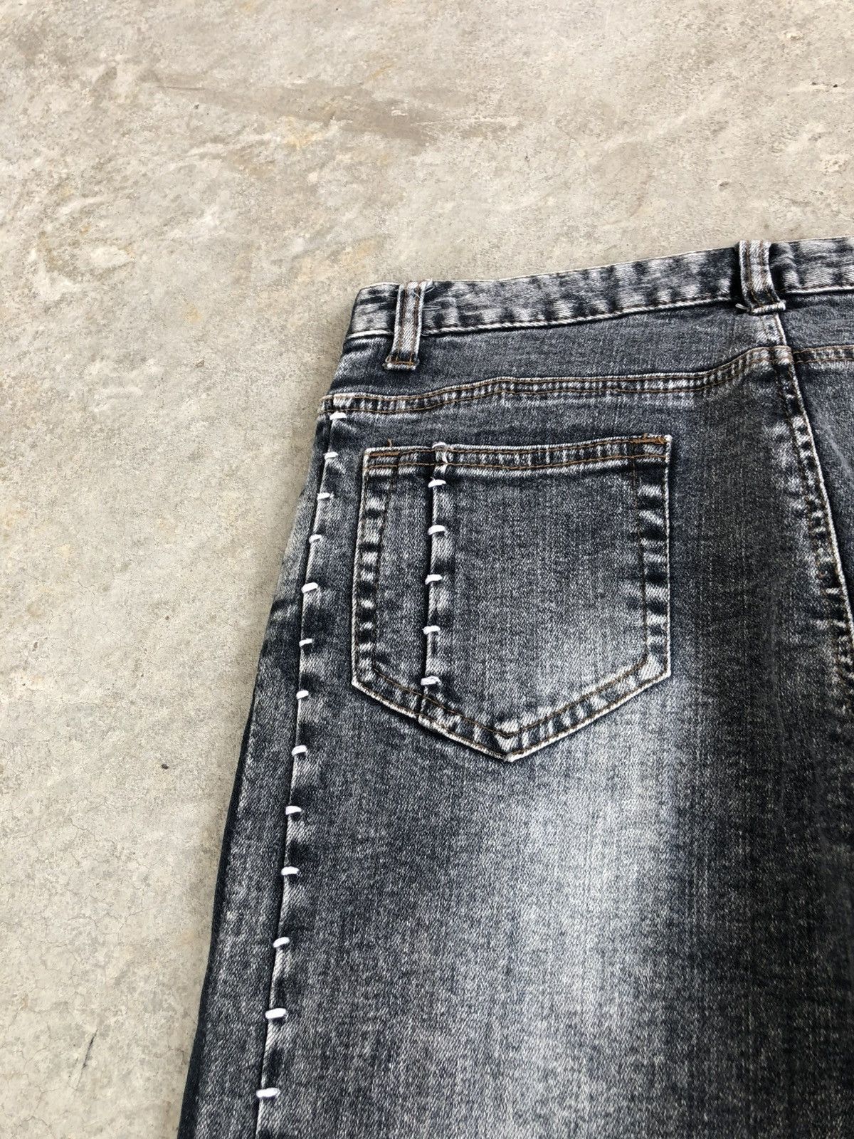 If Six Was Nine Japanese Nouvo Flared Jeans Distressed Jeans Size US 30 / EU 46 - 14 Thumbnail