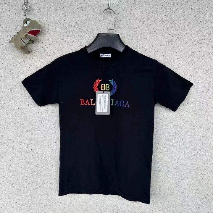 Balenciaga Balenciaga Rainbow Wheat Short Sleeve Size US S / EU 44-46 / 1 - 1 Thumbnail