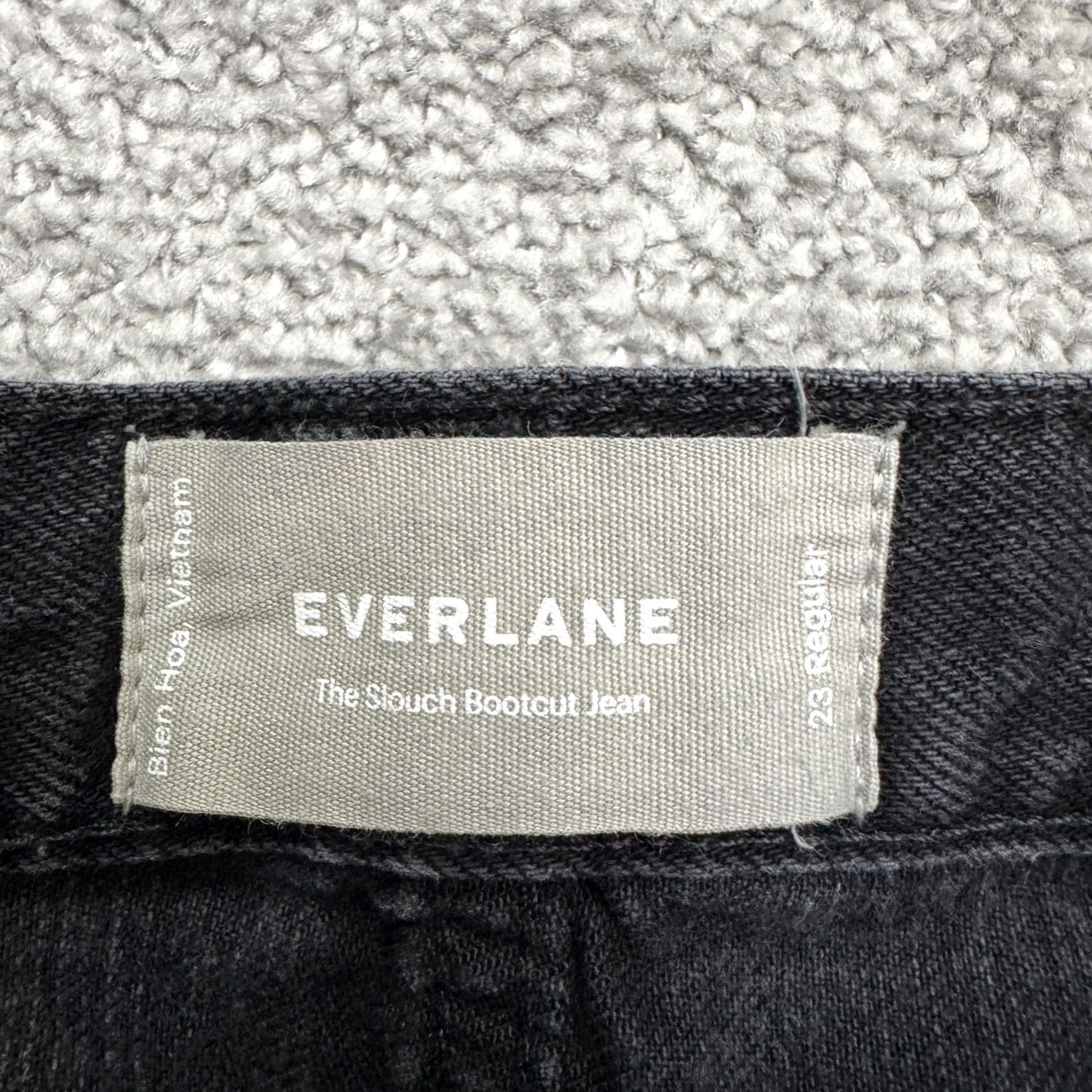 Everlane Everlane The Slouch Bootcut Denim Jeans Womens 23 Black Mid Rise Cotton Blend Jeans Slim Bootcut City Streetwear Size 40" / US 18 - 7 Thumbnail