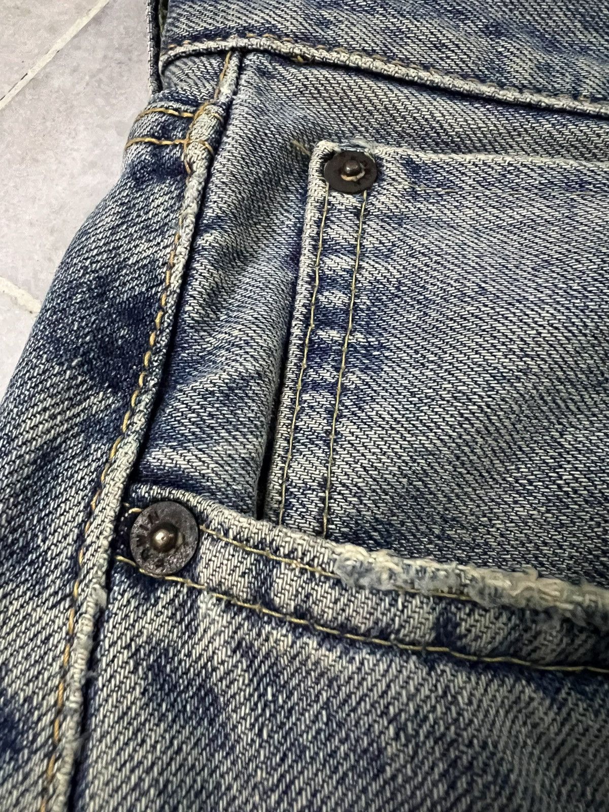 Edwin × If Six Was Nine × Japanese Brand VINTAGE EDWIN 505x SELVEDGE BAGGY JEANS Size US 31 - 6 Thumbnail