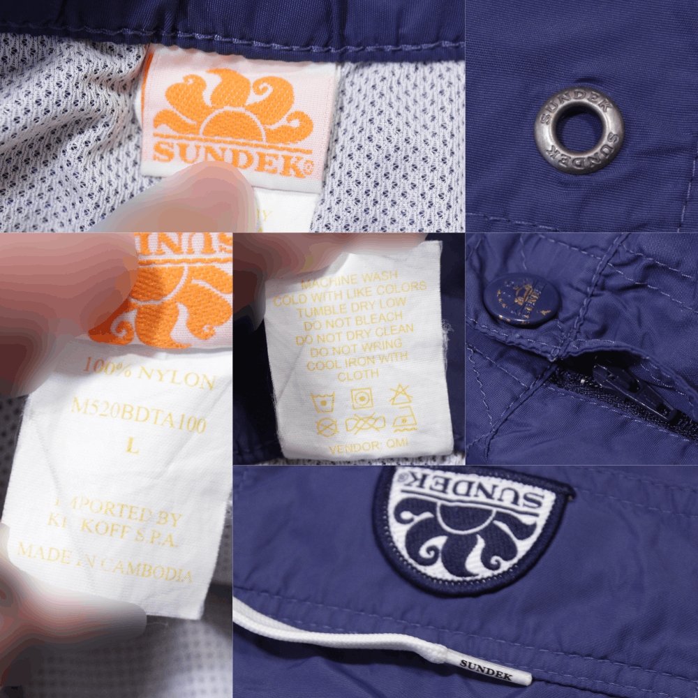 Sundek Logo Nylon Surf Shorts Size US 32 / EU 48 - 7 Thumbnail