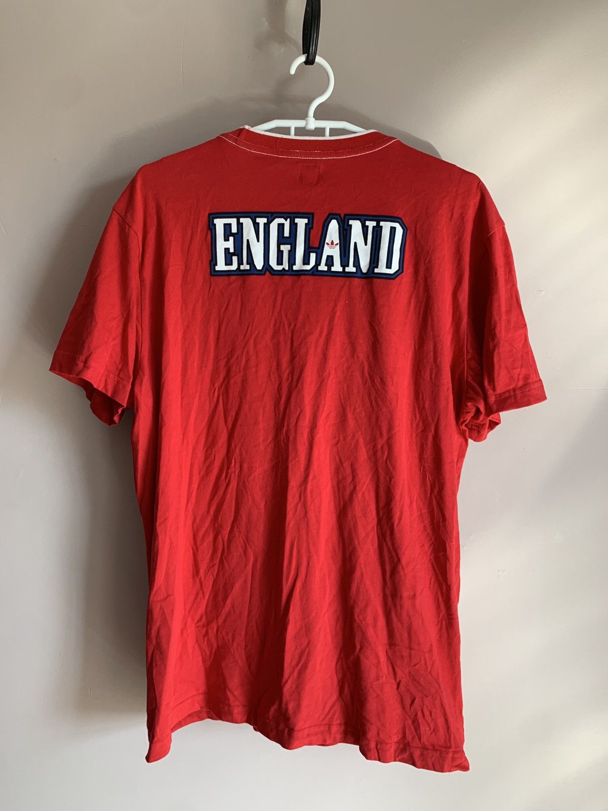 Vintage England World Cup Soccer Shirt Retro Adidas Originals Sz XL Size US XL / EU 56 / 4 - 2 Thumbnail