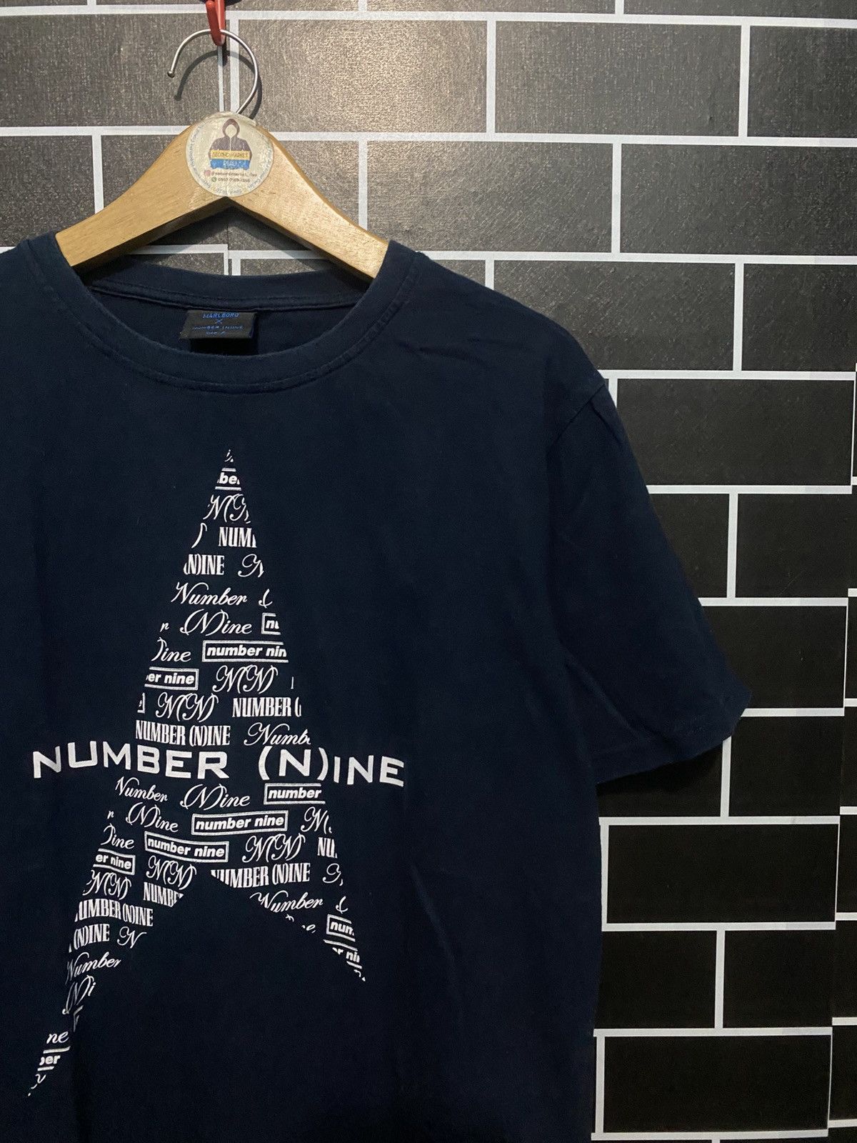 Number (N)ine Number Nine x Marlboro star logo tshirt Size US L / EU 52-54 / 3 - 1 Thumbnail