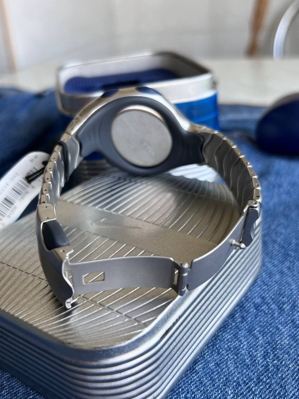 Nike BRAND NEW 2001 Nike Linear Triax Metal Watch Steel Y2K RARE Size ONE SIZE - 14 Thumbnail