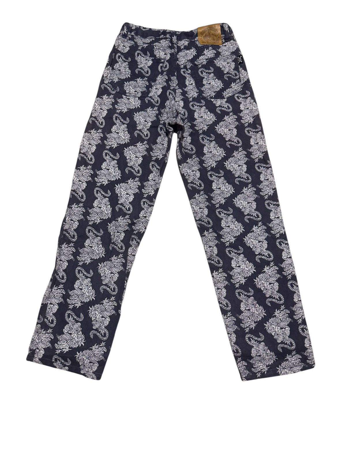 Hysteric Glamour RARE! Hysteric Sport Dragon AOP Jacquard Denim Jeans Size US 26 / EU 42 - 4 Thumbnail