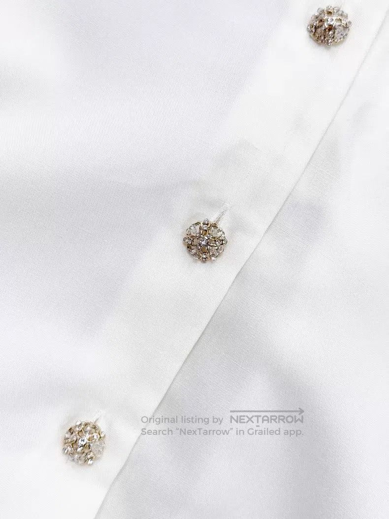 Chanel Chanel Navy collar short-sleeved shirt Size XS / US 0-2 / IT 36-38 - 5 Thumbnail
