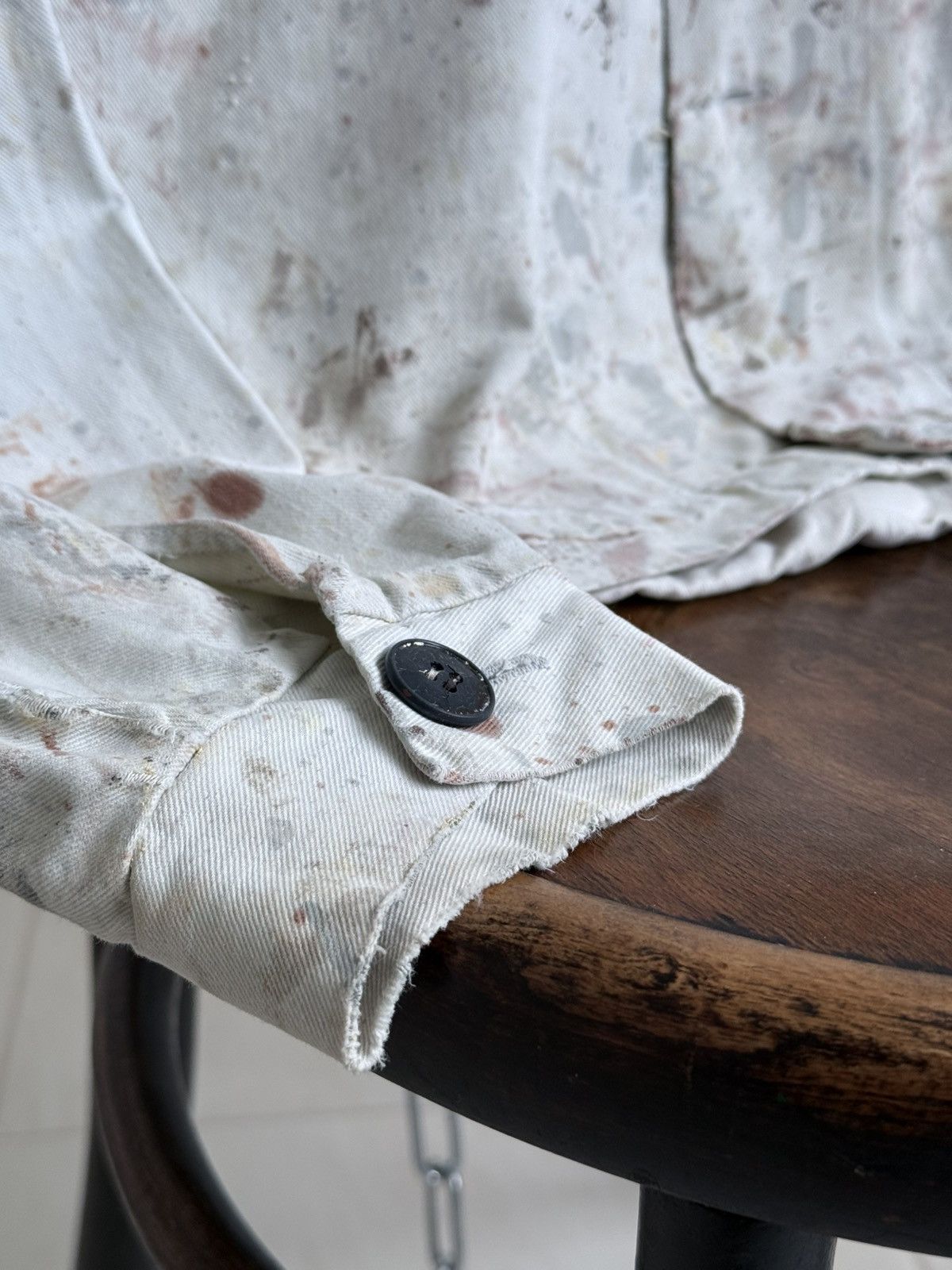 Vetra Vintage 1978 Dated German Thrashed Sanfor Chore Work Jacket Size US L / EU 52-54 / 3 - 3 Thumbnail