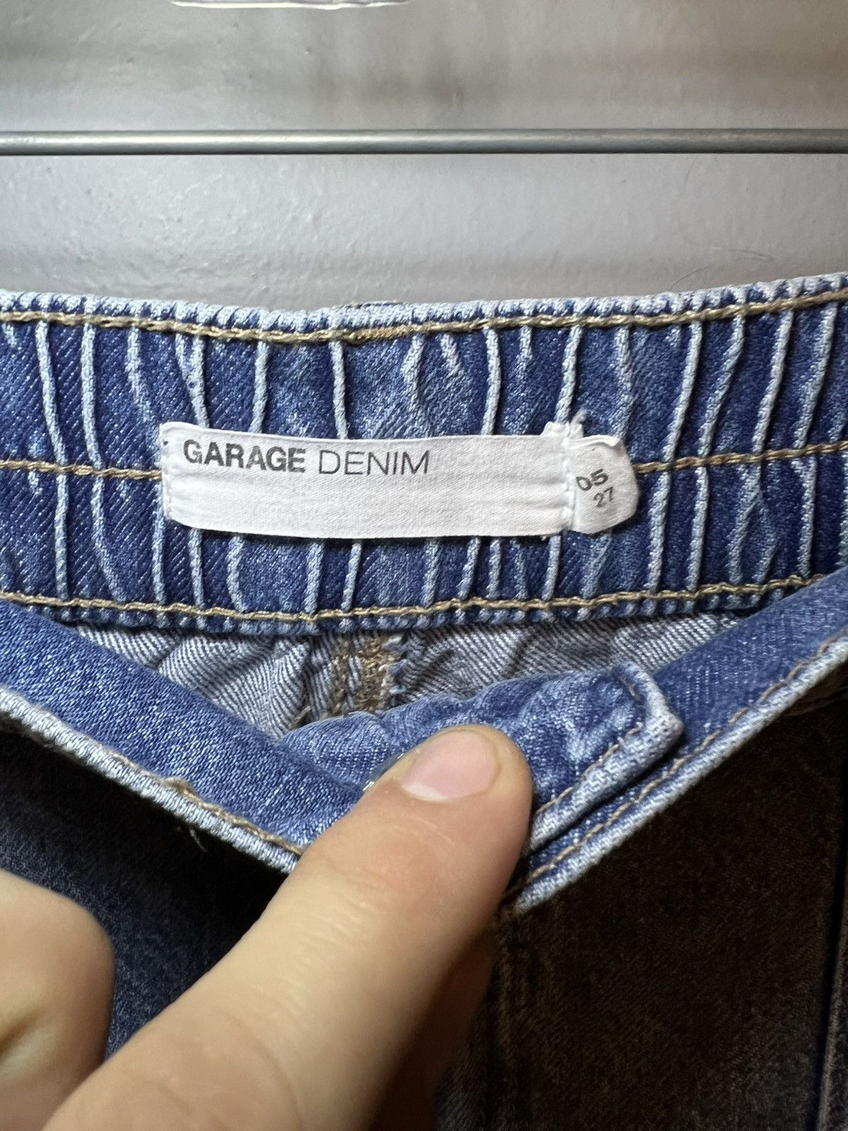 Garage Garage baggy wide leg flared blue jeans Size 27" / US 4 / IT 40 - 3 Thumbnail
