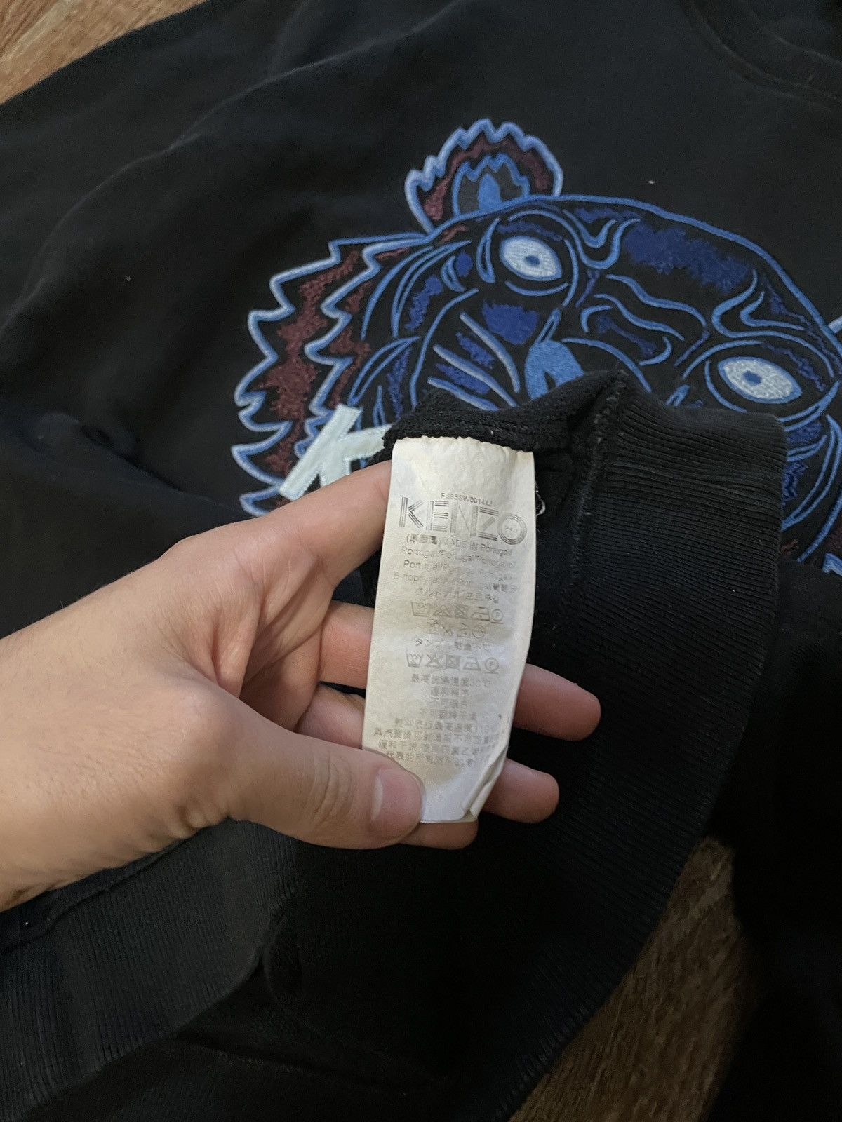 Kenzo Kenzo Sweatshirt Black Crew Neck Men’s UK M Size US M / EU 48-50 / 2 - 6 Thumbnail