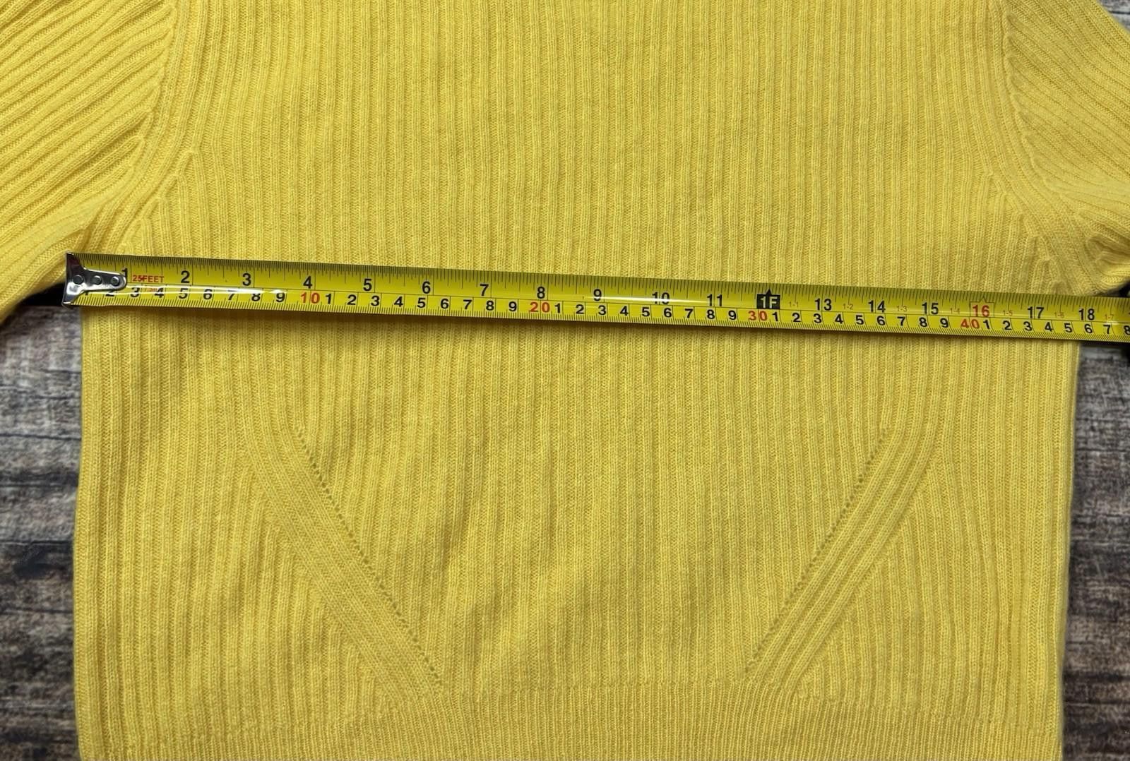 Other 27 Miles Cashmere Sweater Womens Small Pullover Yellow Size S / US 4 / IT 40 - 10 Thumbnail
