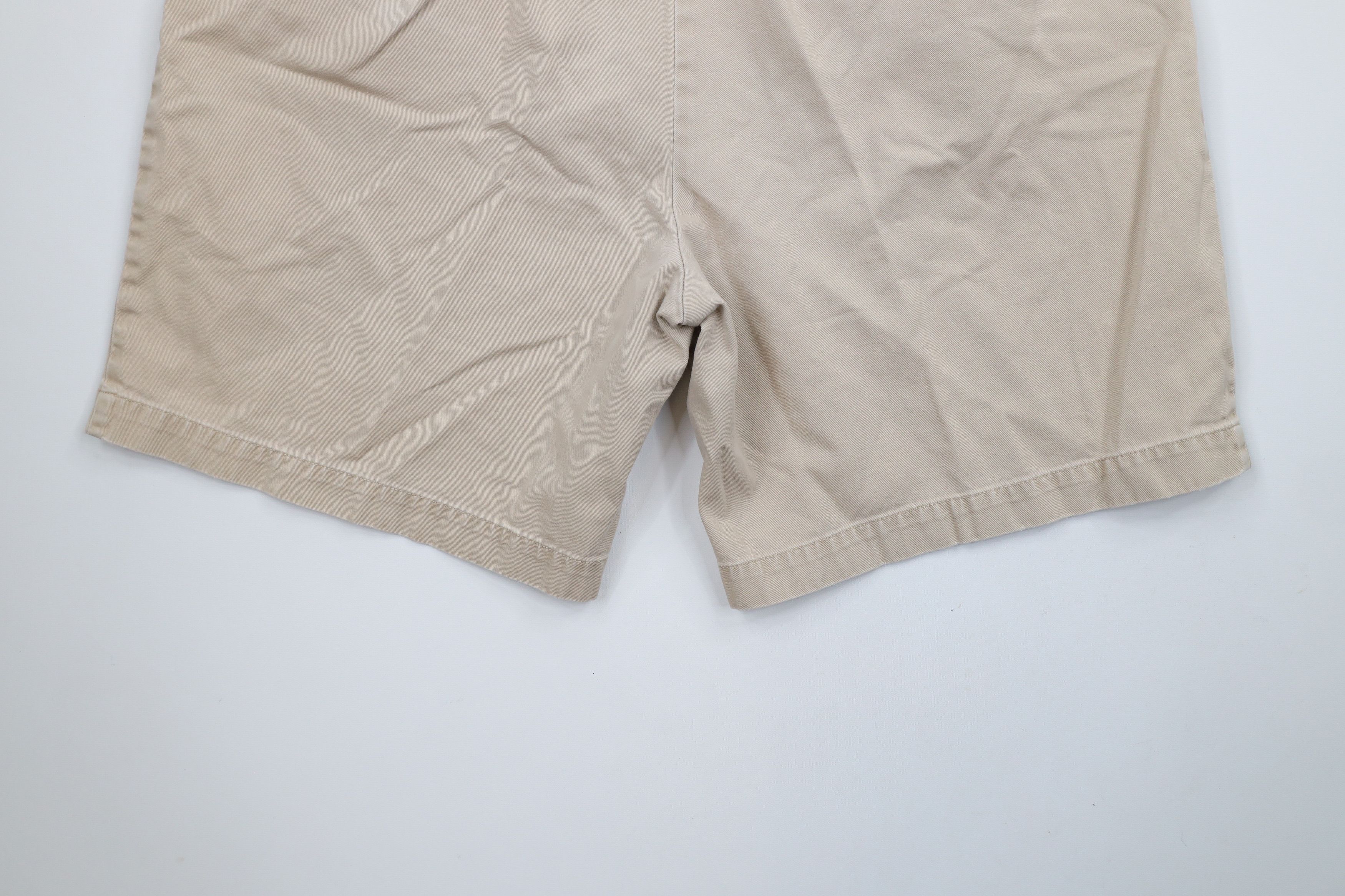 Ralph Lauren × Vintage Vintage 90s Ralph Lauren Knee Pleated Chino Shorts Cotton Size US 36 / EU 52 - 13 Thumbnail