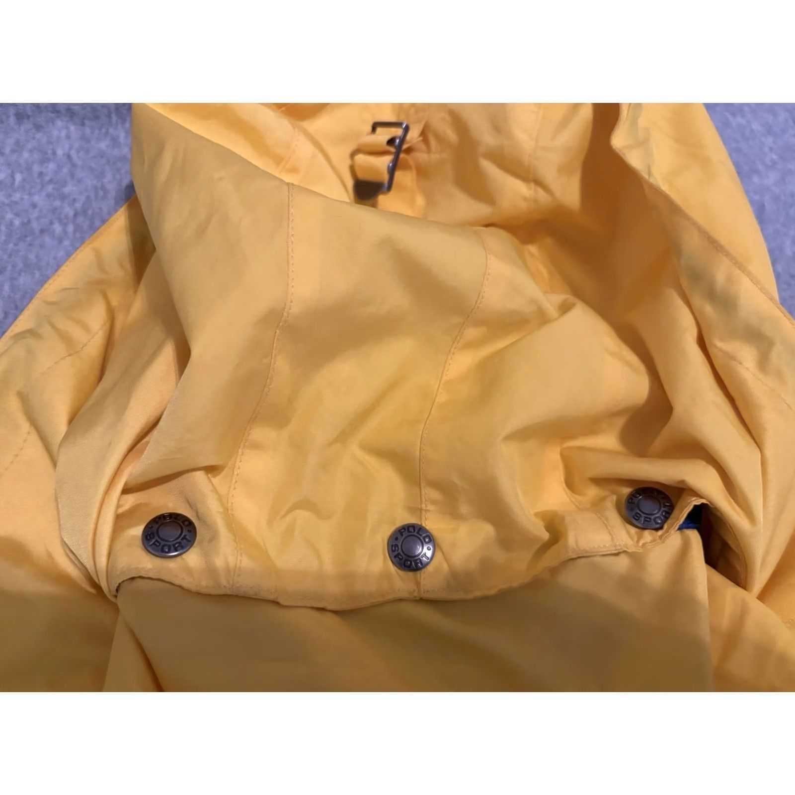 Ralph Lauren VINTAGE Ralph Lauren Polo Sport Windbreaker Jacket Yellow USA USA Ralph Lauren Small Men S Jacket Long Polyester Solid Windbreaker Mens Yellow Small Size US S / EU 44-46 / 1 - 3 Thumbnail