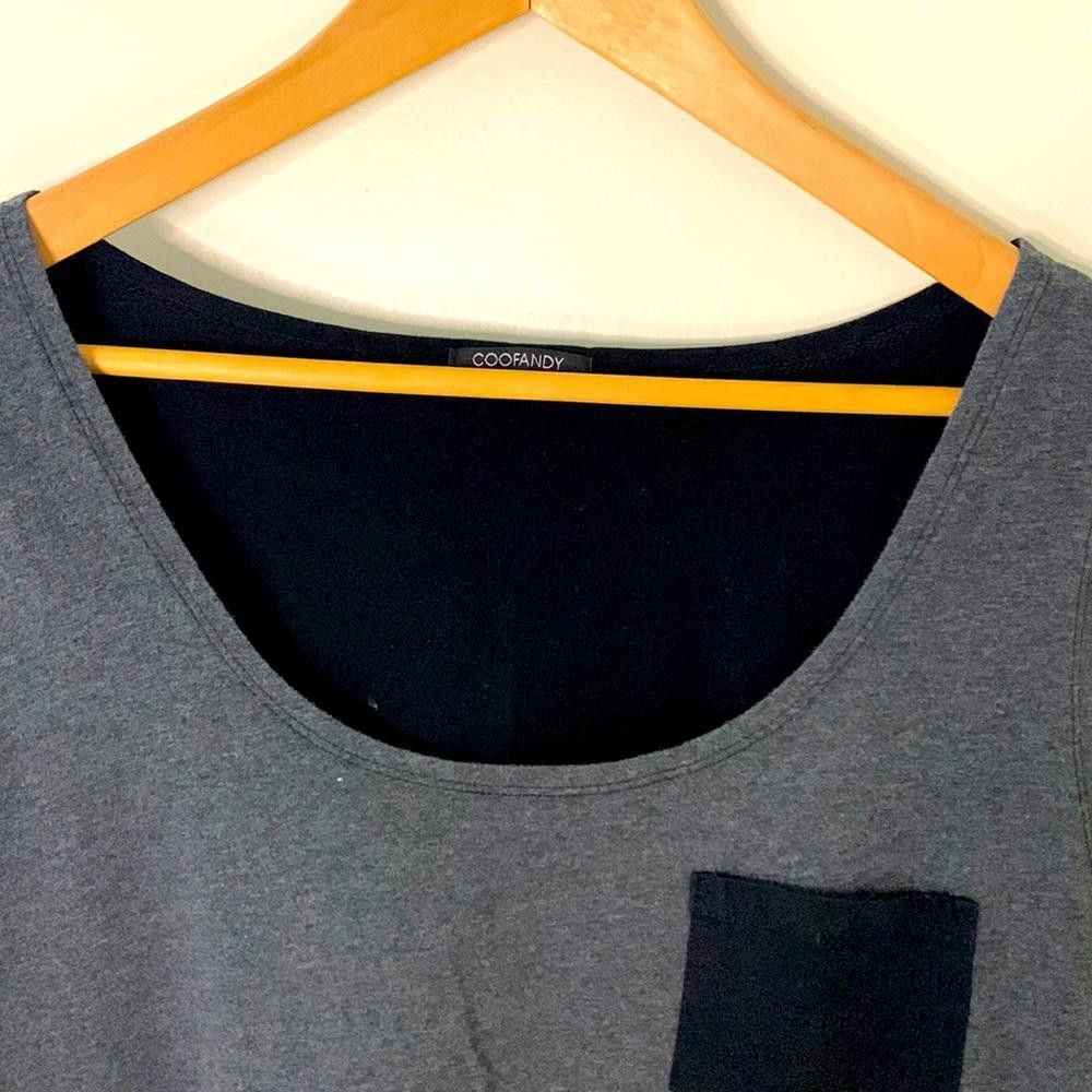 Designer COOFANDY - Pocket Tank Top - Large - 95% Ctn 5% Spandex Size US L / EU 52-54 / 3 - 3 Thumbnail