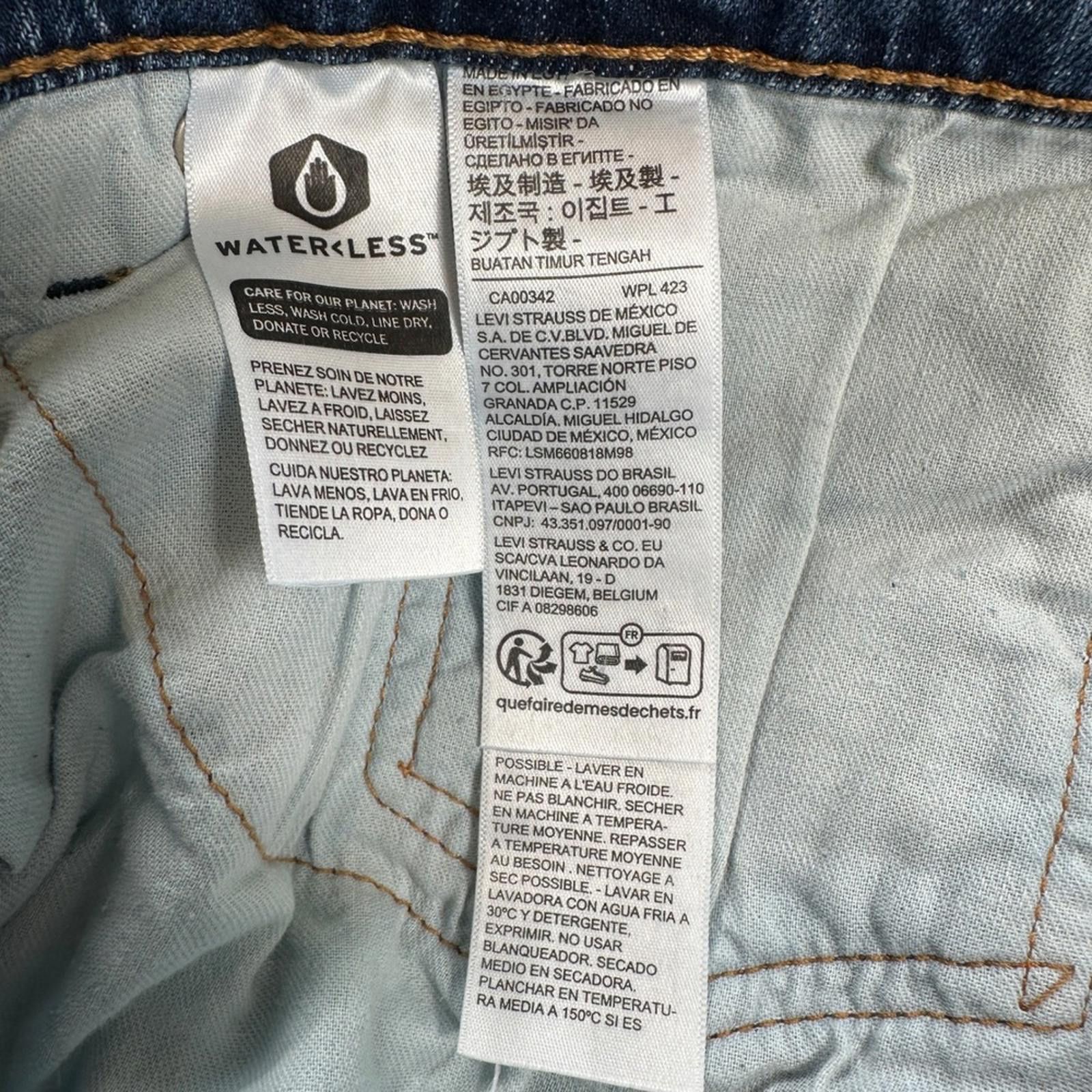 Levi's Levis 505 Jeans Regular Fit Mens 36x32 Blue Denim Straight Size US 36 / EU 52 - 8 Thumbnail