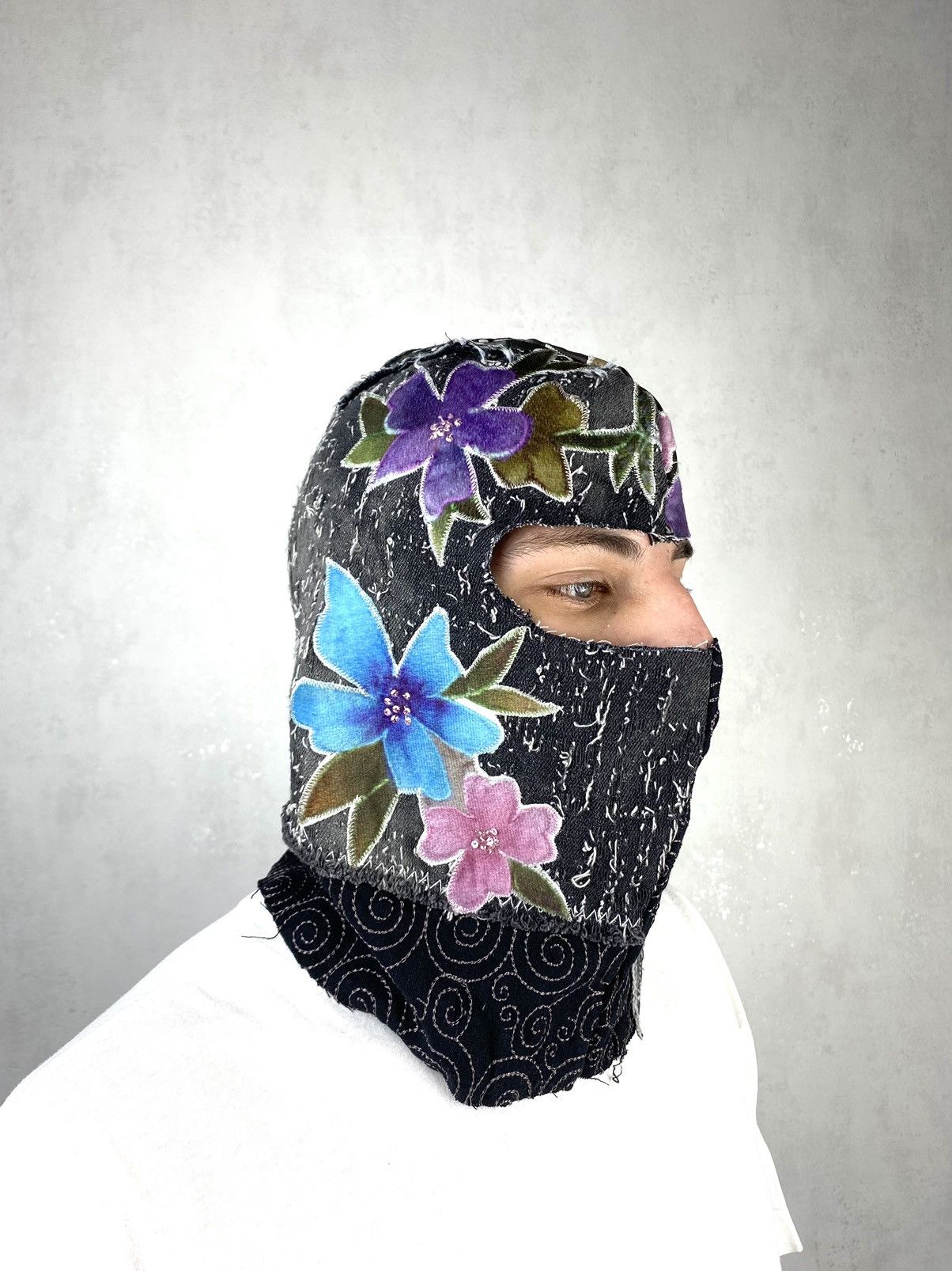 Japanese Brand Rare! Vintage Japanese Patchwork Balaclava Kapital Style Size ONE SIZE - 1 Thumbnail
