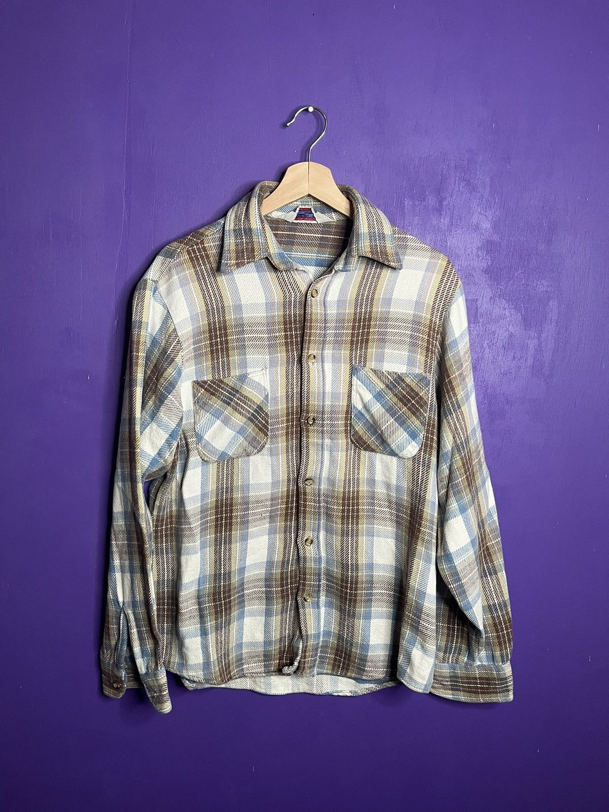 Big Mac × Vintage Vintage 70s Big Mac colorful flannel shirt | Grailed